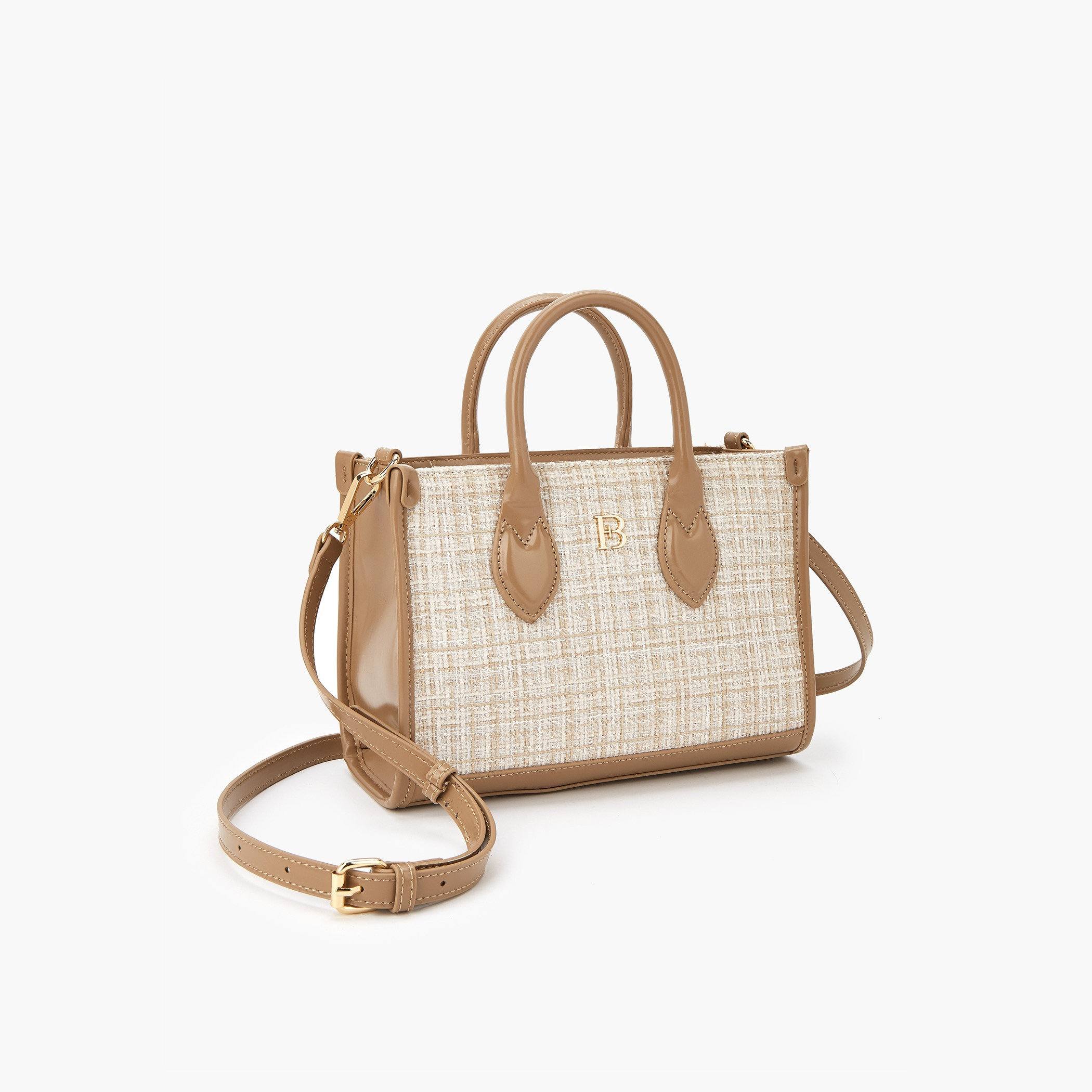 شنطة توتي بارزة الملمس بسحاب إغلاق وحزام قابل للفصل من فلورا بيلا-women-bagsandwallets-handbags-image-3