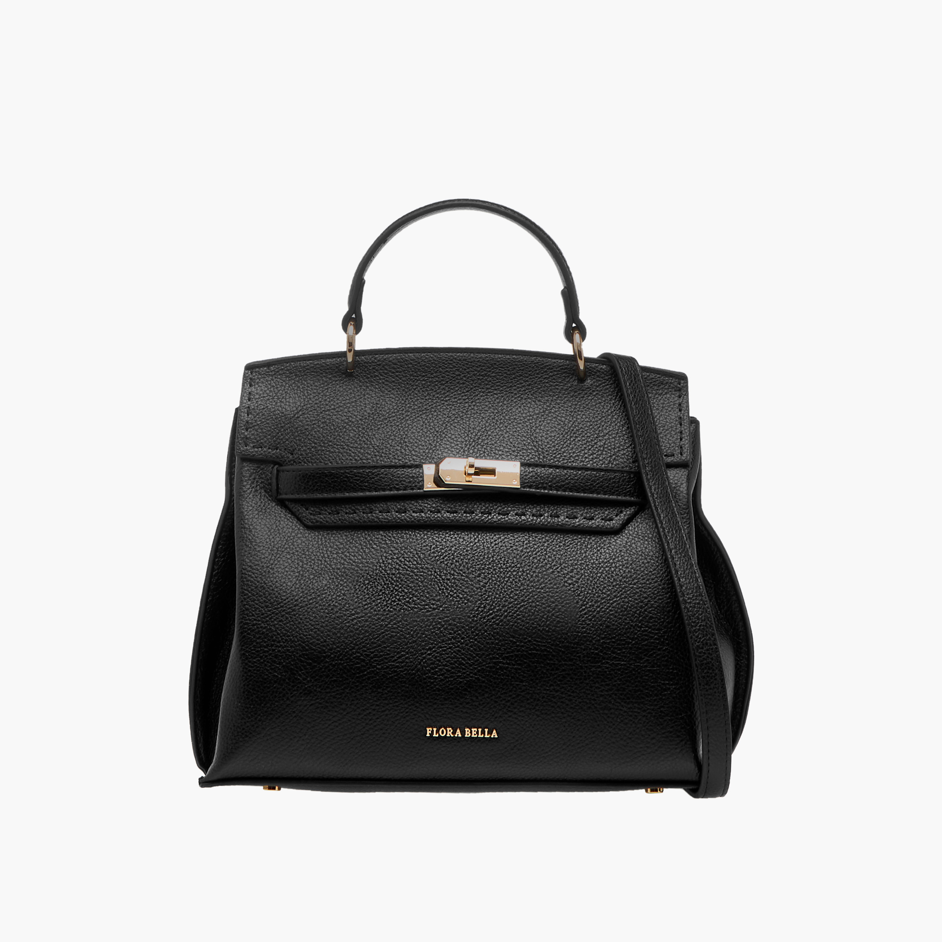 شنطة ساتشيل سادة بإغلاق قفل دوار من فلورا بيلا-women-bagsandwallets-handbags-image-1