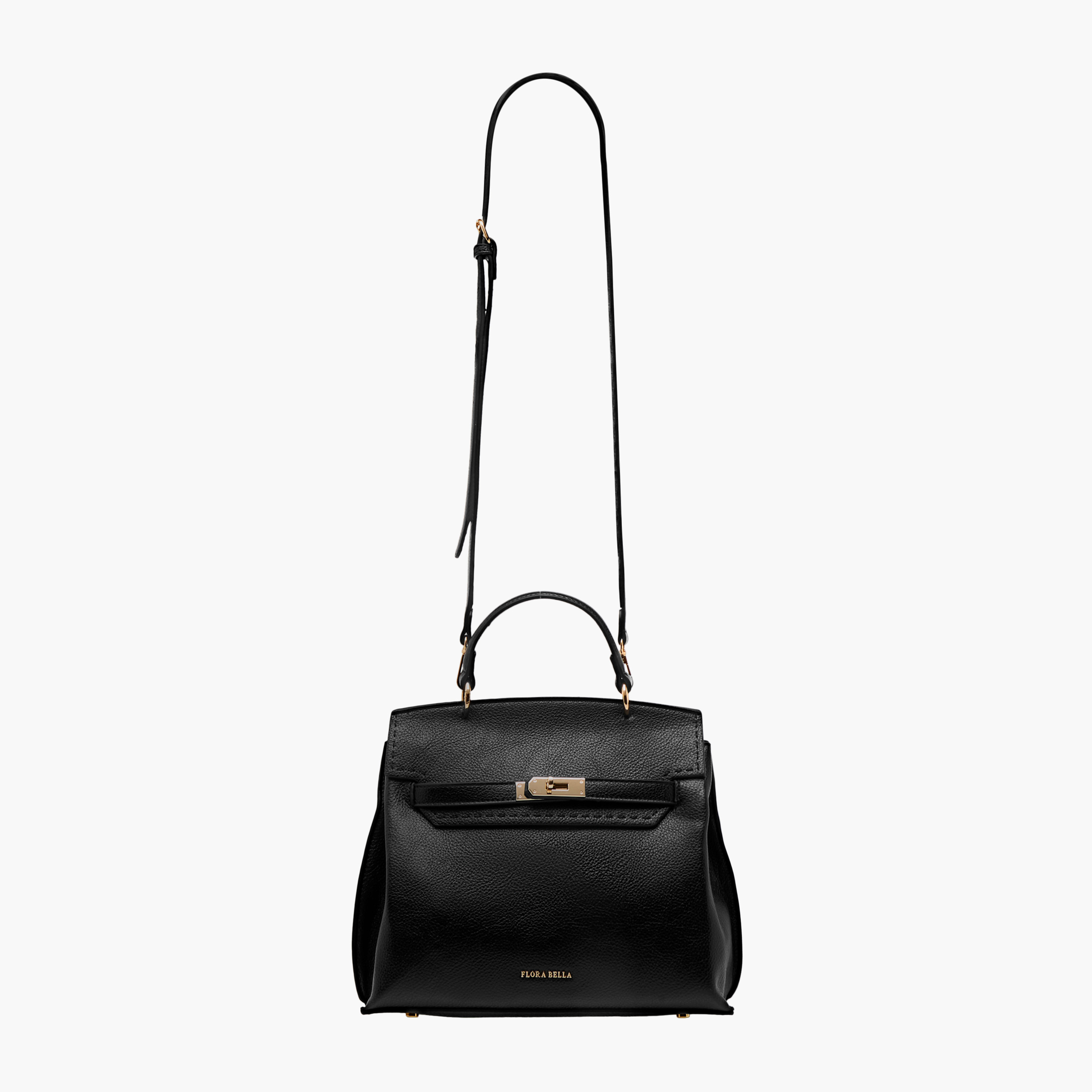 شنطة ساتشيل سادة بإغلاق قفل دوار من فلورا بيلا-women-bagsandwallets-handbags-image-2