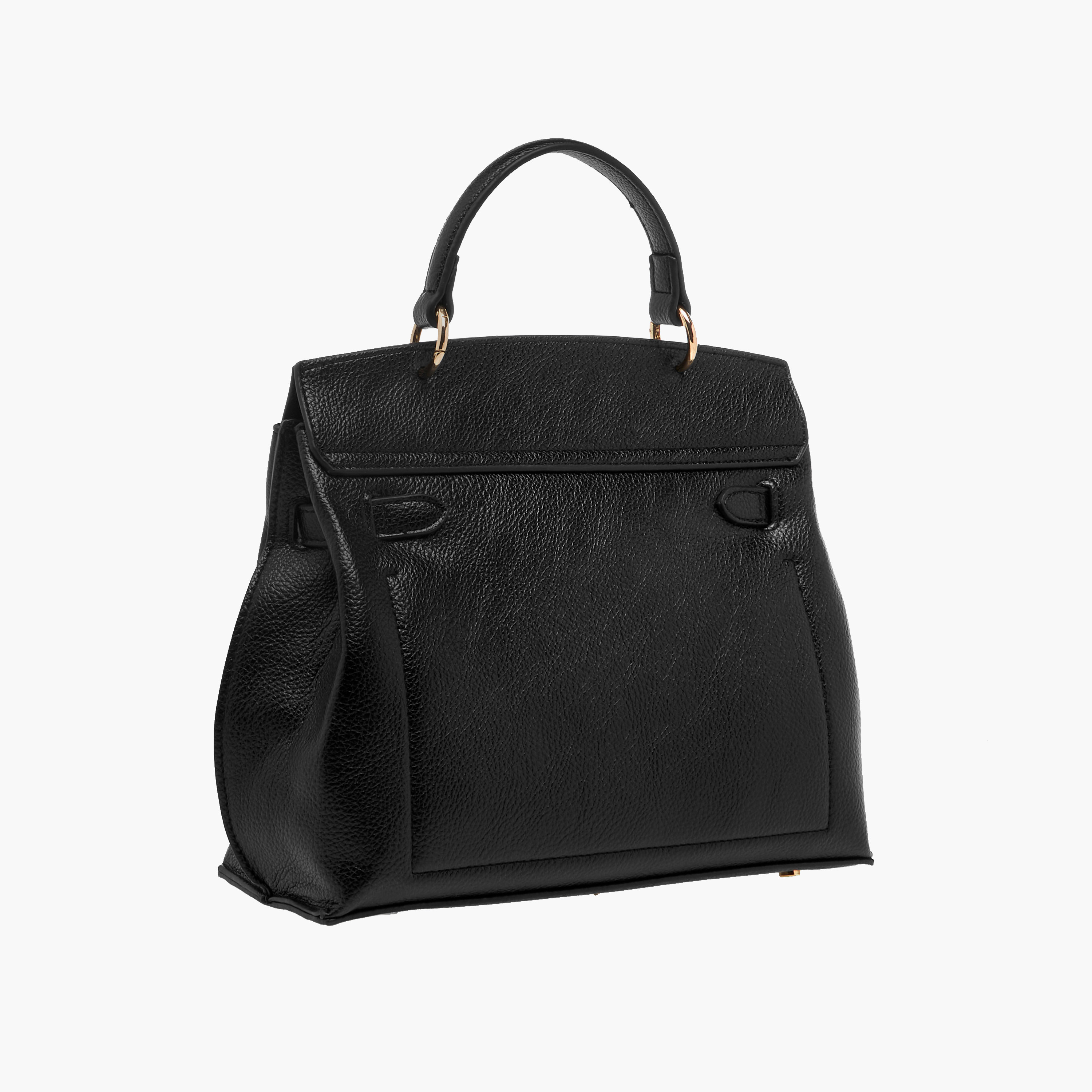 شنطة ساتشيل سادة بإغلاق قفل دوار من فلورا بيلا-women-bagsandwallets-handbags-image-3