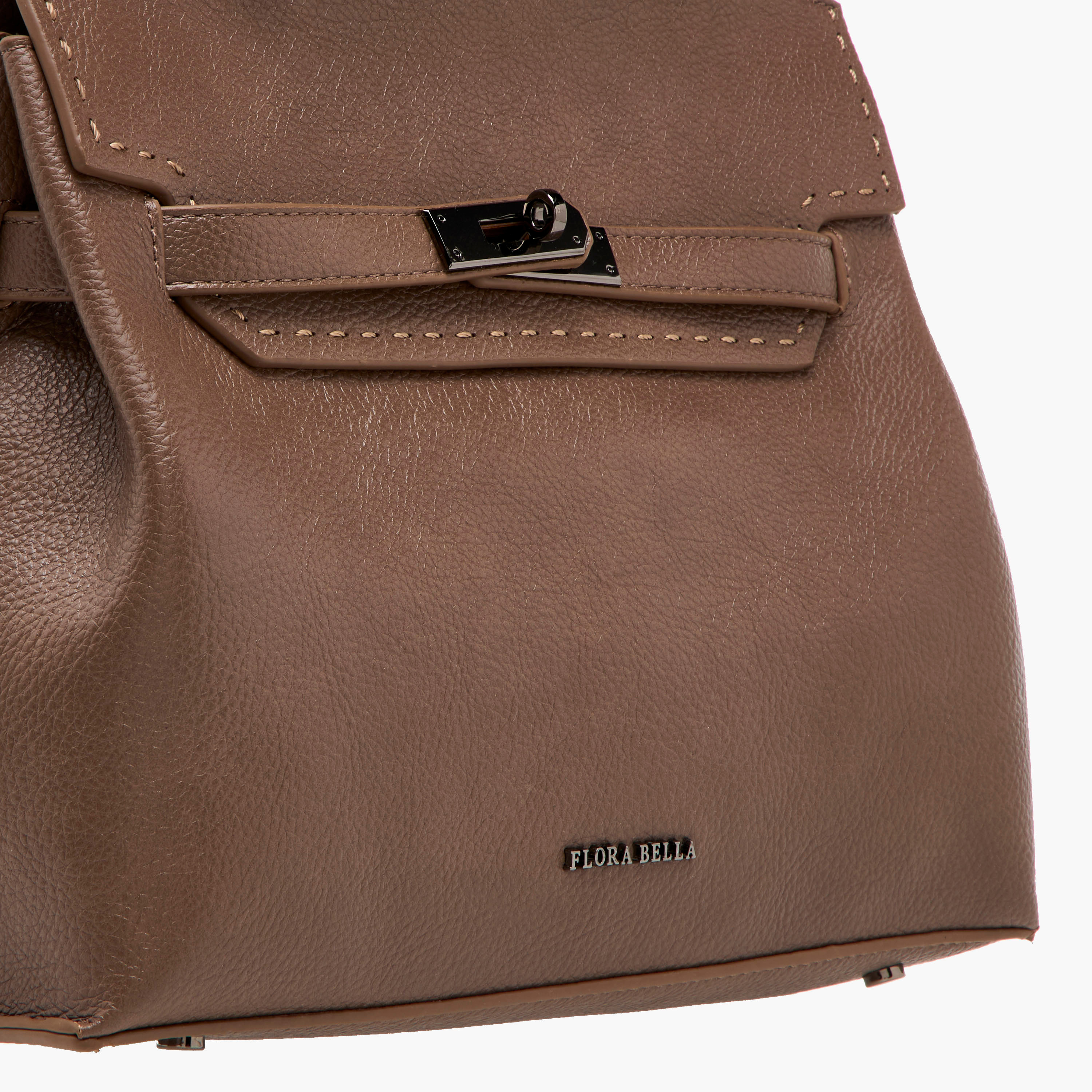 Flora Bella Solid Satchel Bag with Twist Lock Closure-women-bagsandwallets-handbags-image-6