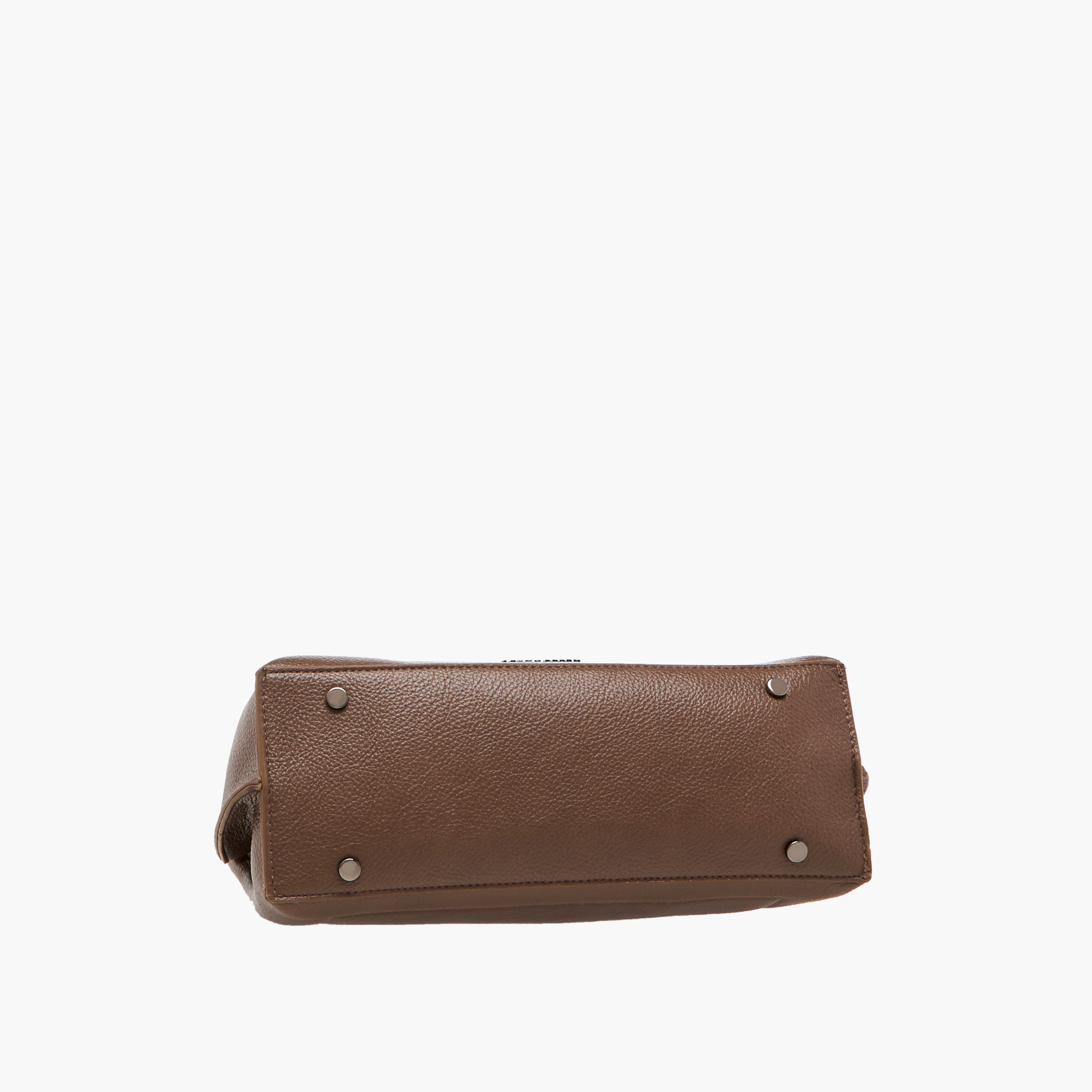 Flora Bella Solid Satchel Bag with Twist Lock Closure-women-bagsandwallets-handbags-image-7