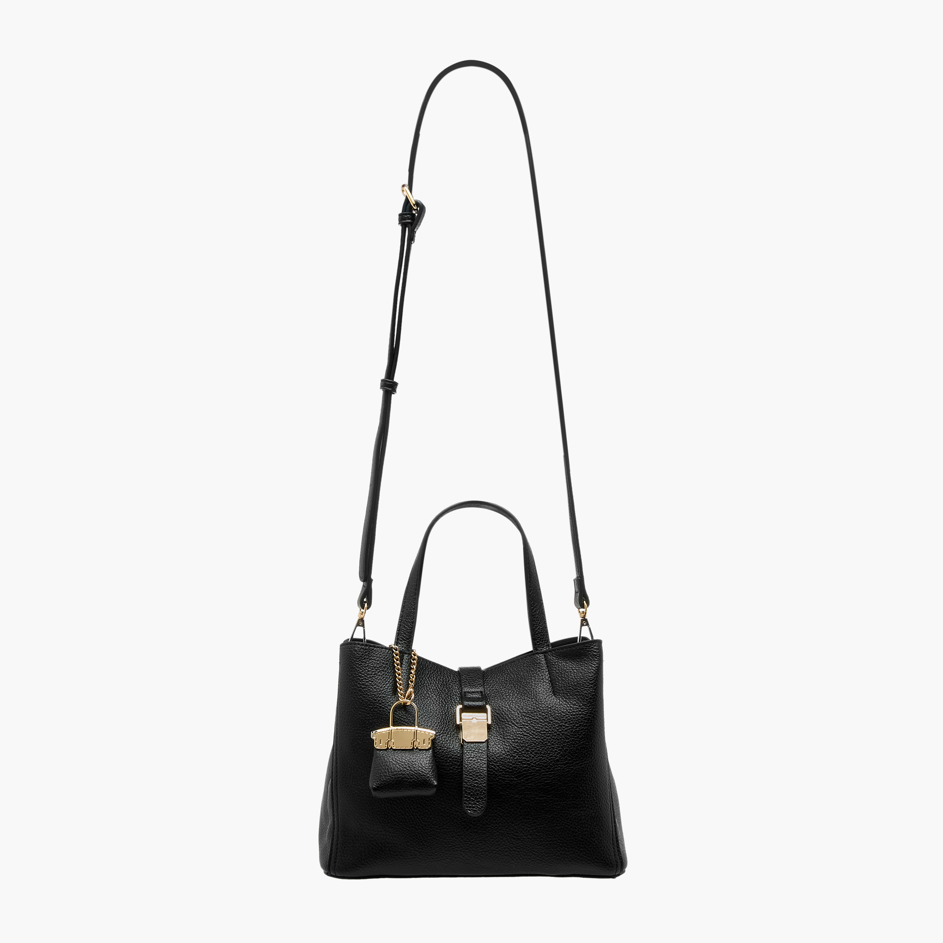 Flora Bella Solid Tote Bag with Charm Accent-women-bagsandwallets-handbags-image-2