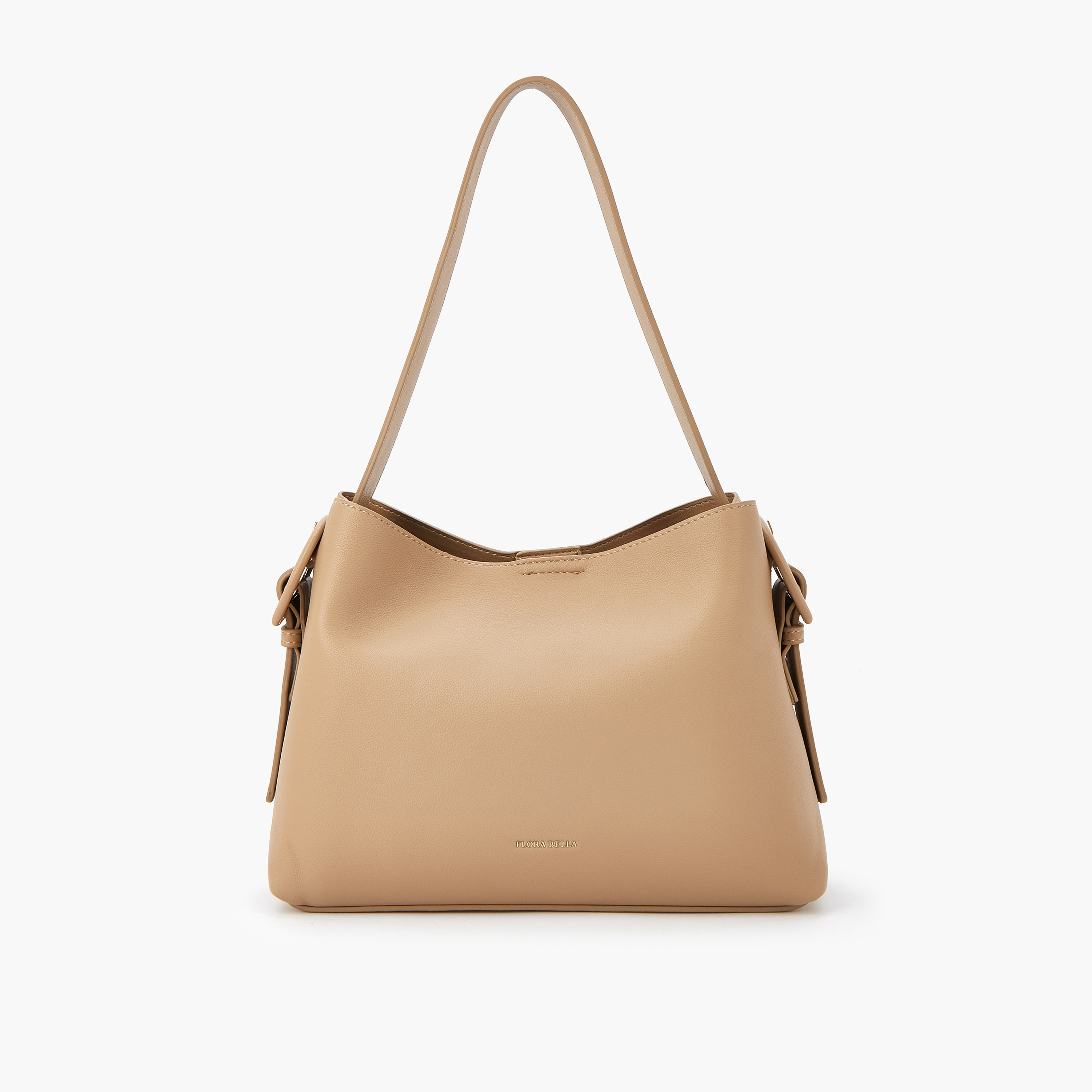 شنطة كتف سادة بحزام قابل للتعديل من فلورا بيلا-women-bagsandwallets-handbags-image-1