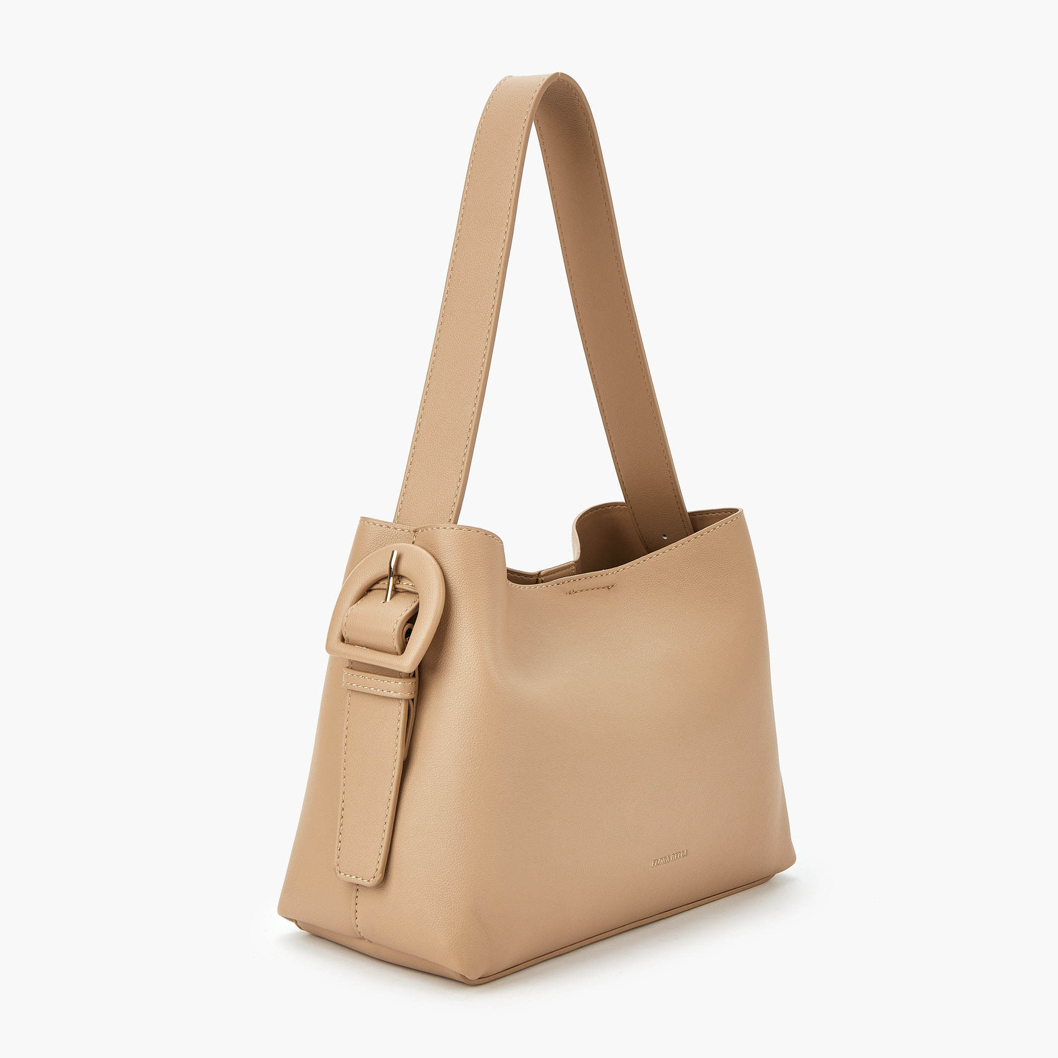 شنطة كتف سادة بحزام قابل للتعديل من فلورا بيلا-women-bagsandwallets-handbags-image-4