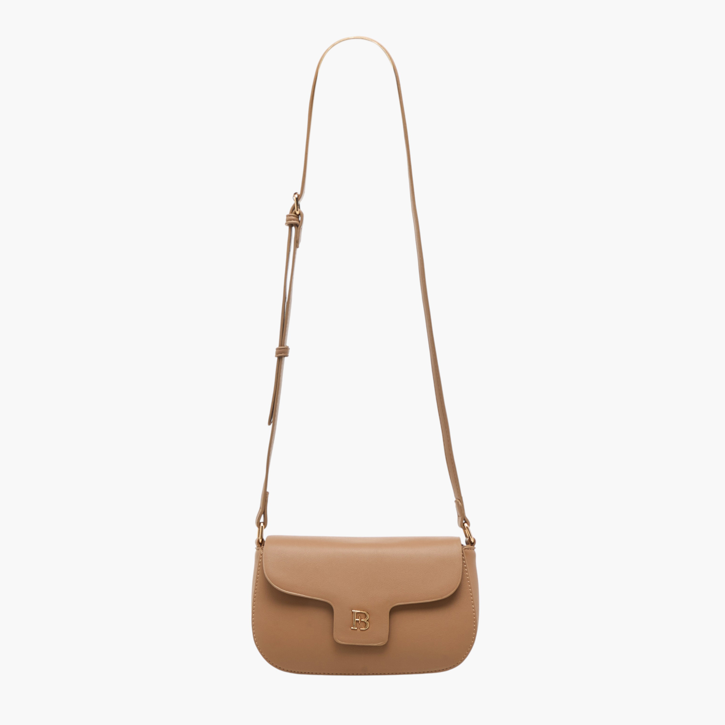شنطة كروس بودي سادة بحزام قابل للتعديل من فلورا بيلا-women-bagsandwallets-handbags-image-2