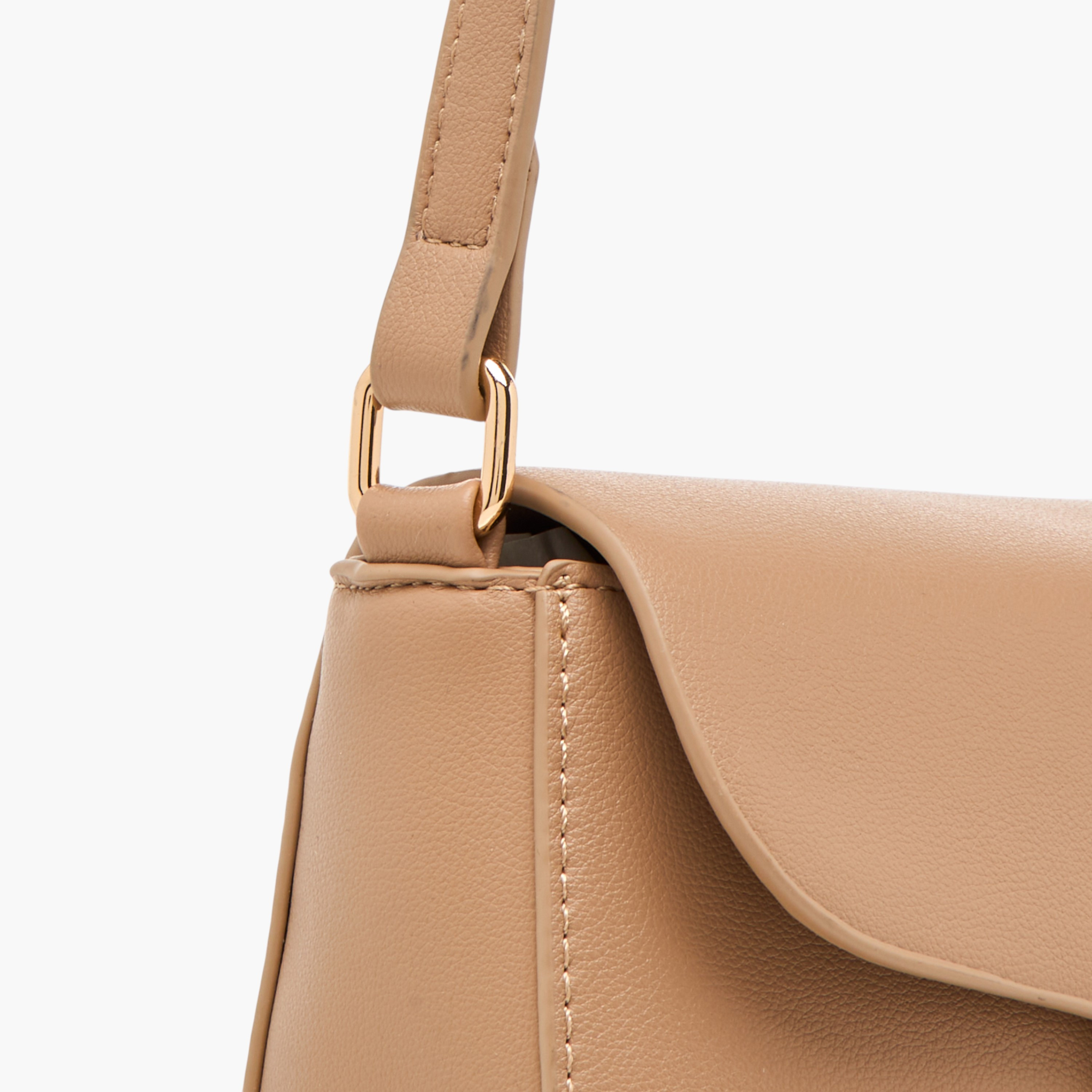 شنطة كروس بودي سادة بحزام قابل للتعديل من فلورا بيلا-women-bagsandwallets-handbags-image-5