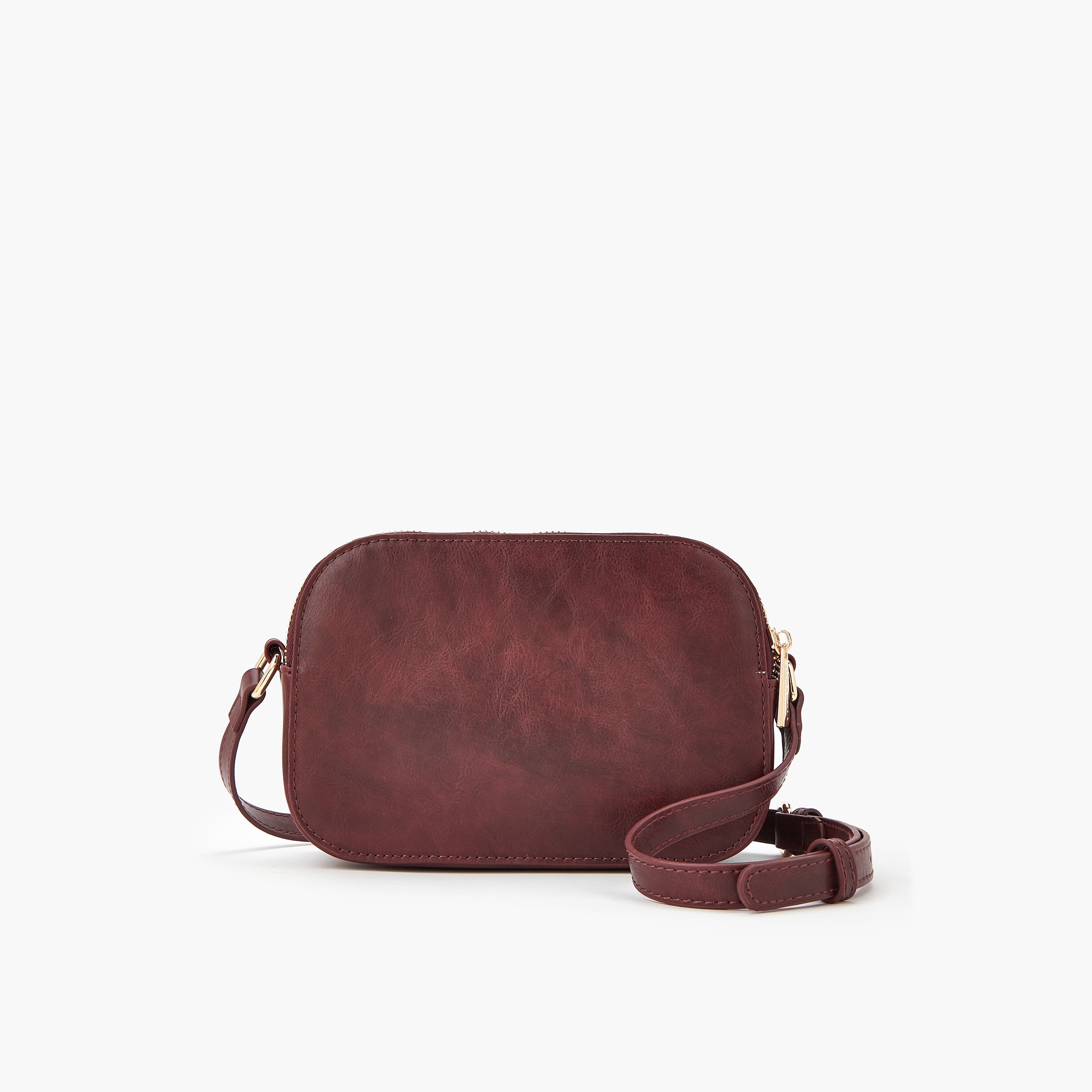 Flora Bella Solid Crossbody Bag with Adjustable Strap and Zip Closure-women-bagsandwallets-handbags-image-6