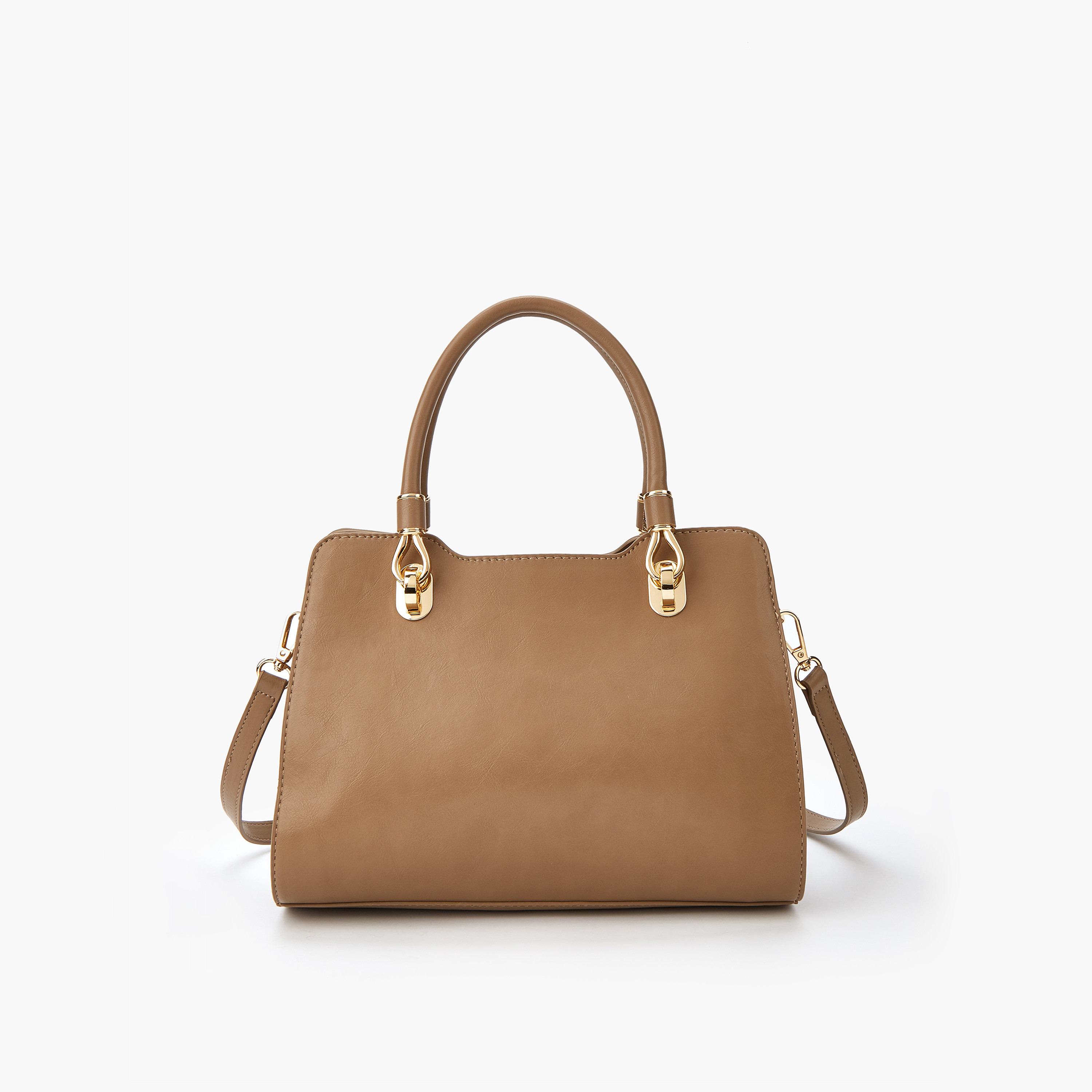 Flora Bella Solid Tote Bag with Double Handle and Zip Closure-women-bagsandwallets-handbags-image-6