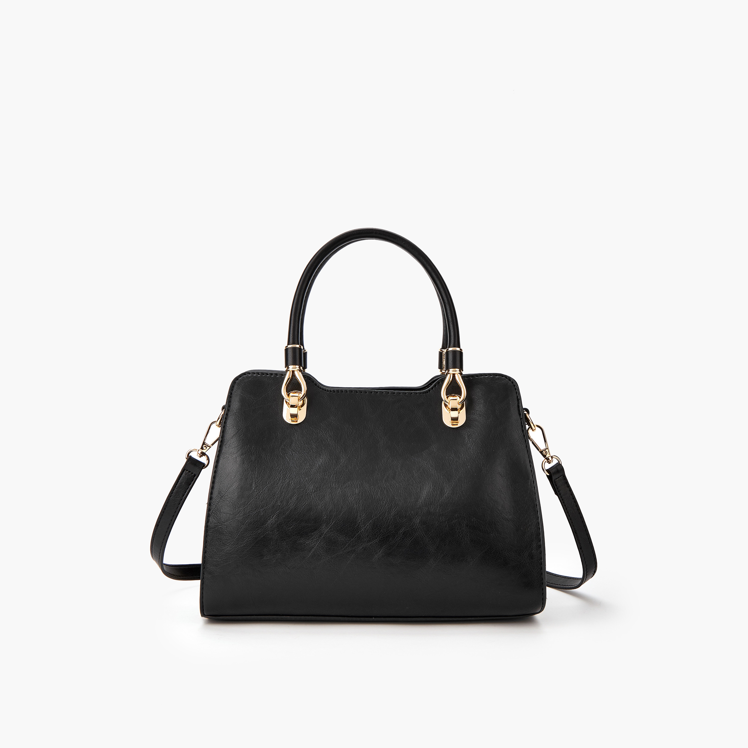 Flora Bella Solid Tote Bag with Double Handle and Zip Closure-women-bagsandwallets-handbags-image-6