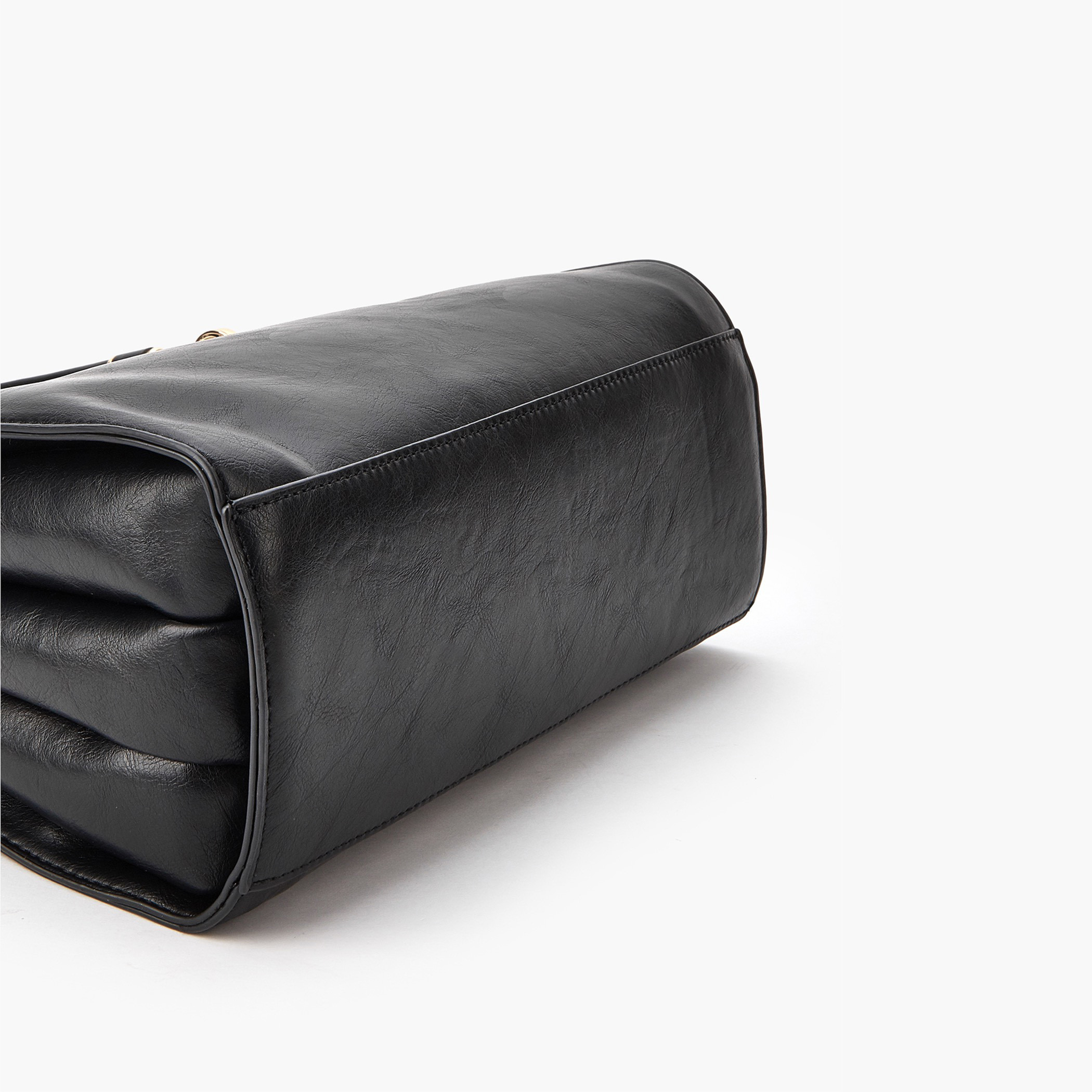 Flora Bella Solid Tote Bag with Double Handle and Zip Closure-women-bagsandwallets-handbags-image-7