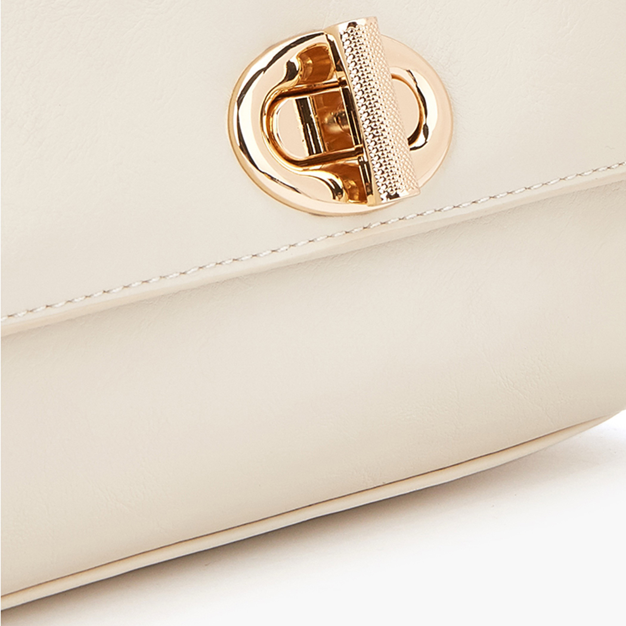 Flora Bella Solid Crossbody Bag with Adjustable Strap and Twist Lock Closure-women-bagsandwallets-handbags-image-4