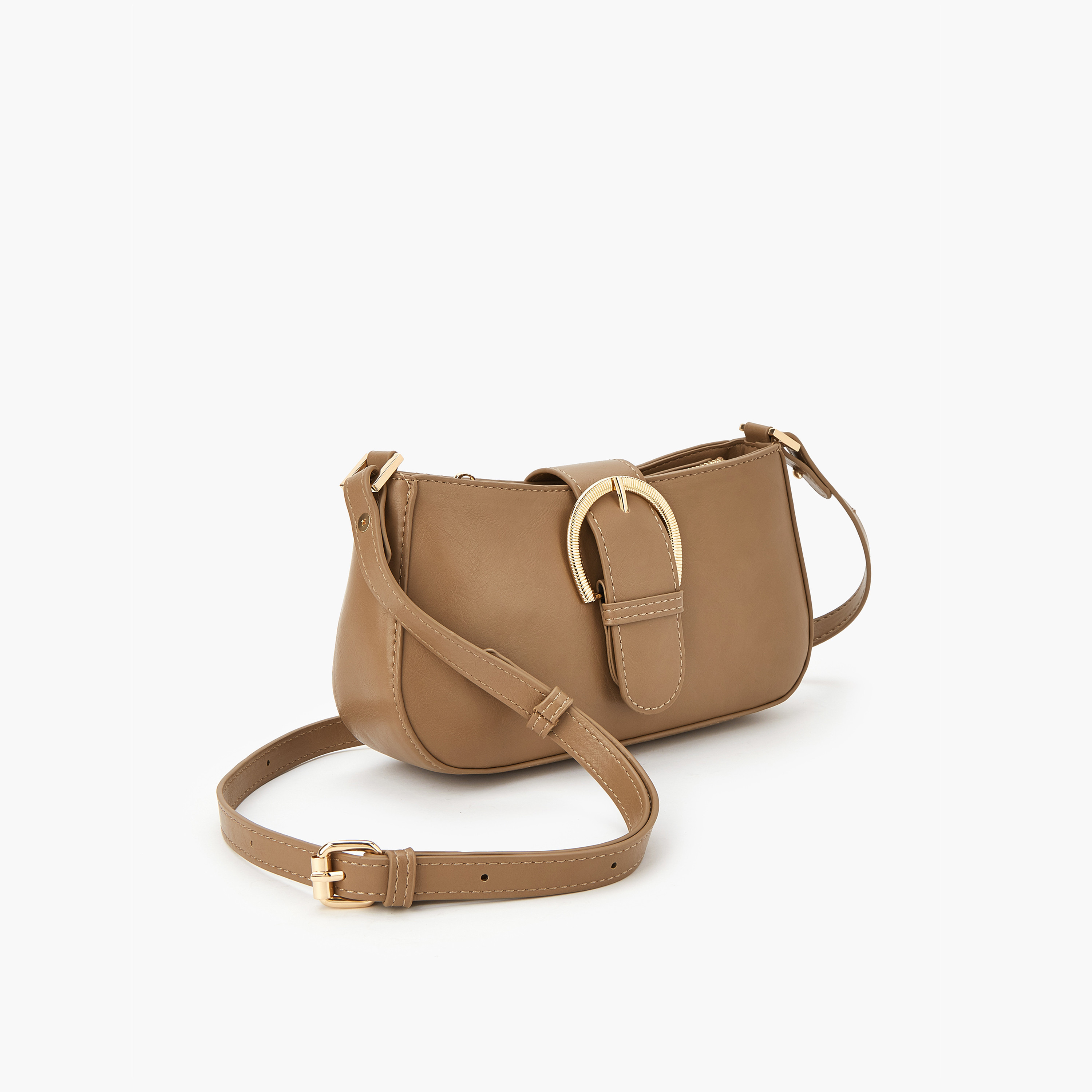 شنطة كروس بودي أنيقة بحزام قابل للتعديل وطية إغلاق من فلورا بيلا-women-bagsandwallets-handbags-image-3