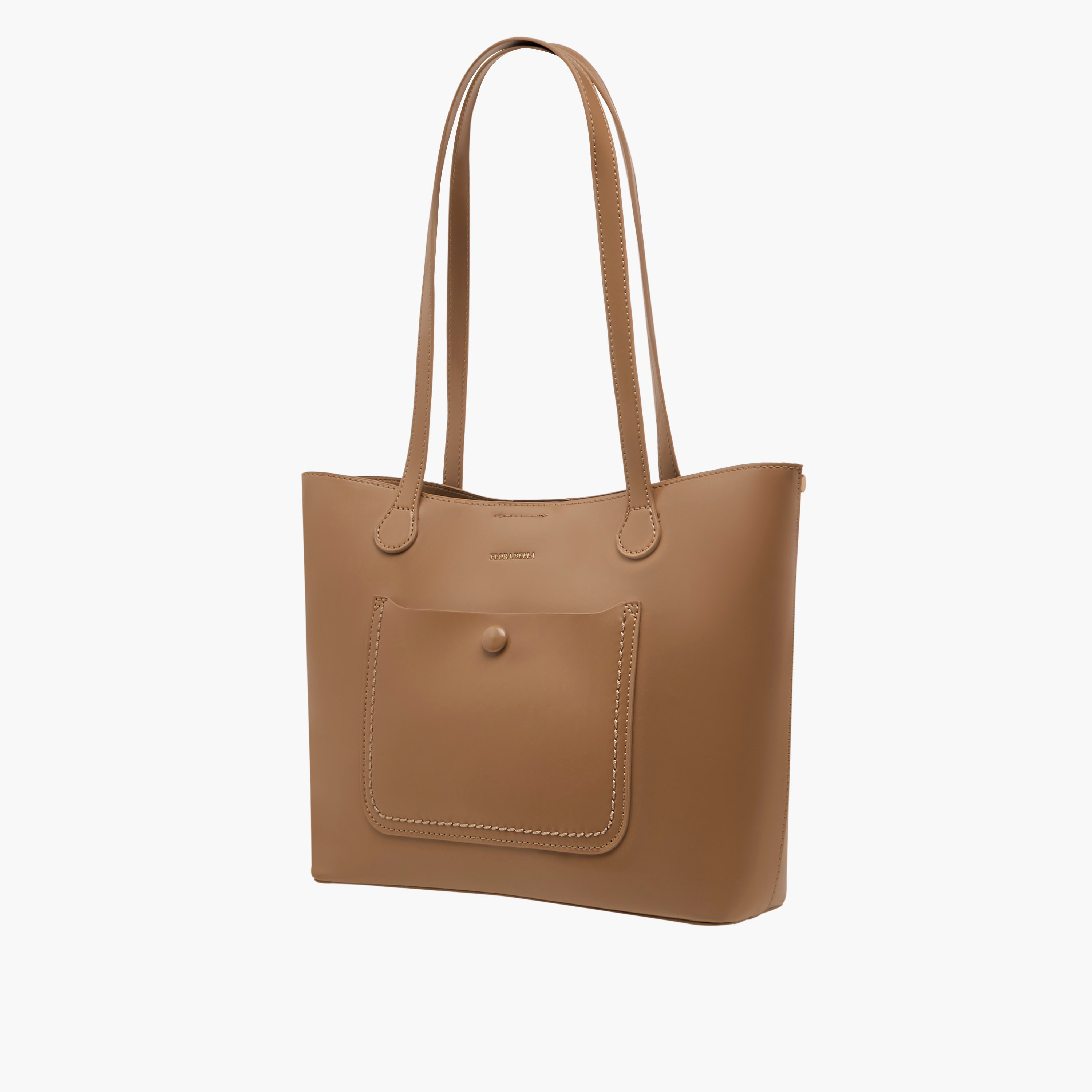 Flora Bella Solid Tote Bag with Zip Closure-women-bagsandwallets-handbags-image-3