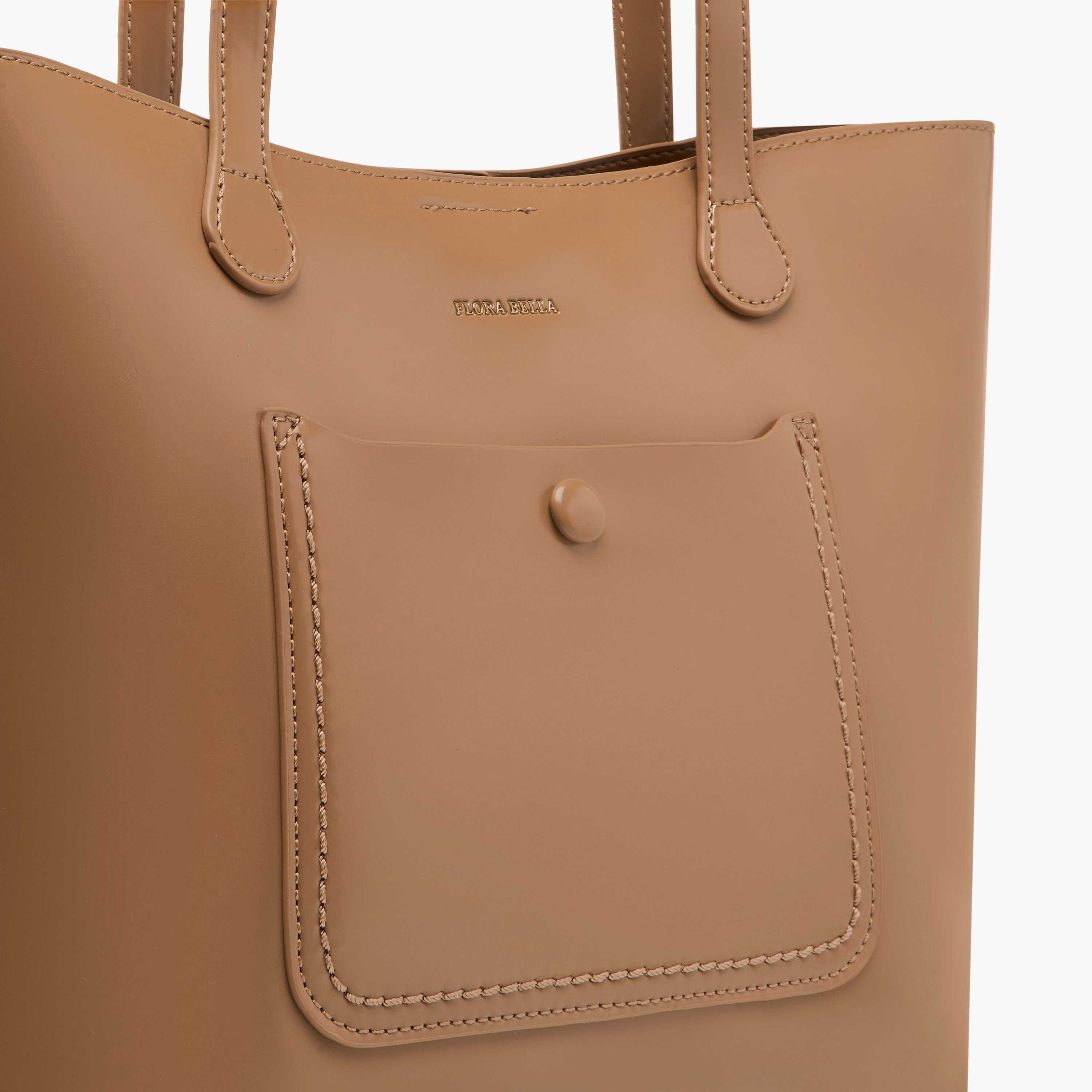Flora Bella Solid Tote Bag with Zip Closure-women-bagsandwallets-handbags-image-5