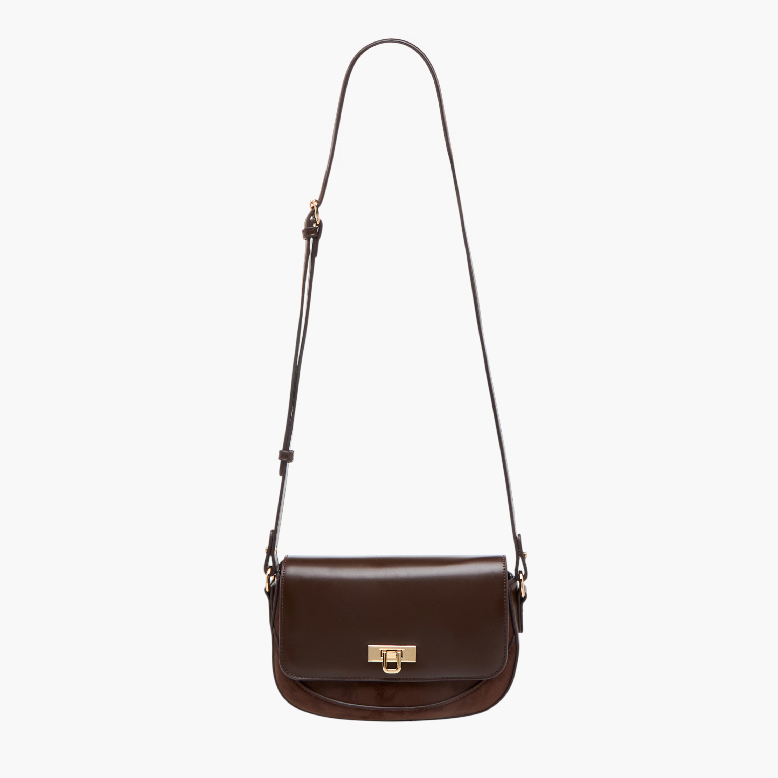 شنطة كروس بودي سادة بإغلاق قفل دوار من فلورا بيلا-women-bagsandwallets-handbags-image-2