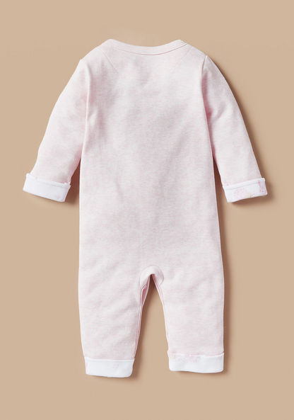 Juniors Bunny Embroidered Sleepsuit with Round Neck-Sleepsuits-image-3