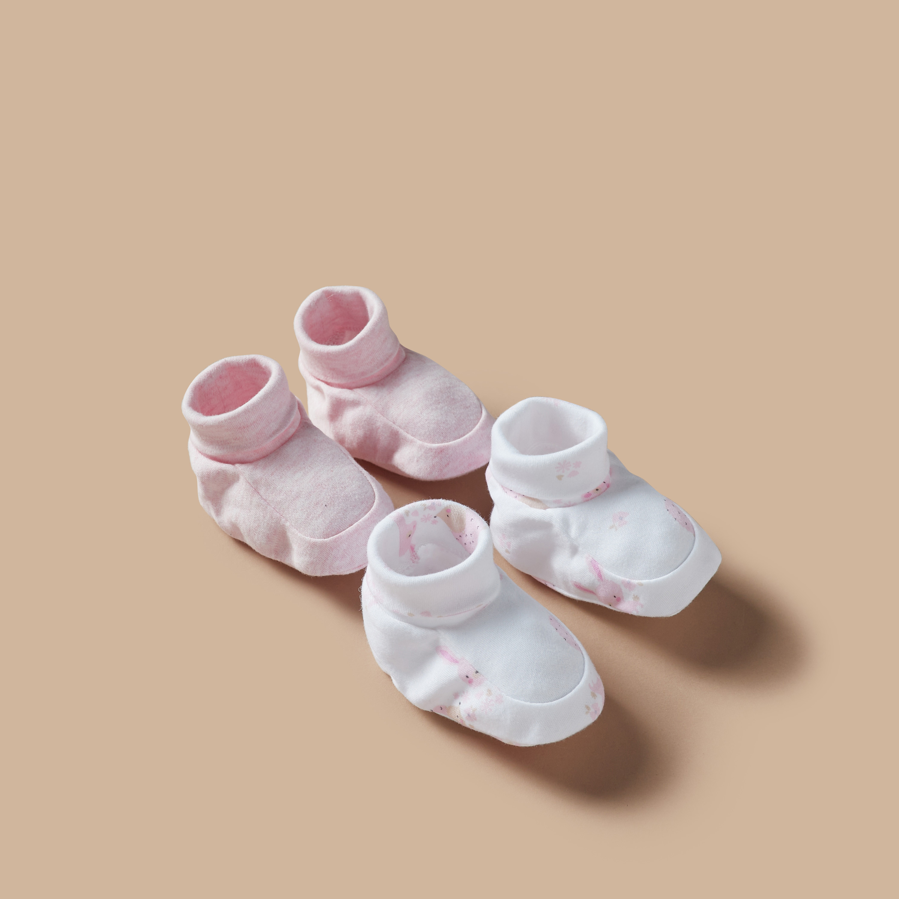 Juniors Assorted Slip-On Booties - Set of 2-baby-girls-shoes-booties-image-2