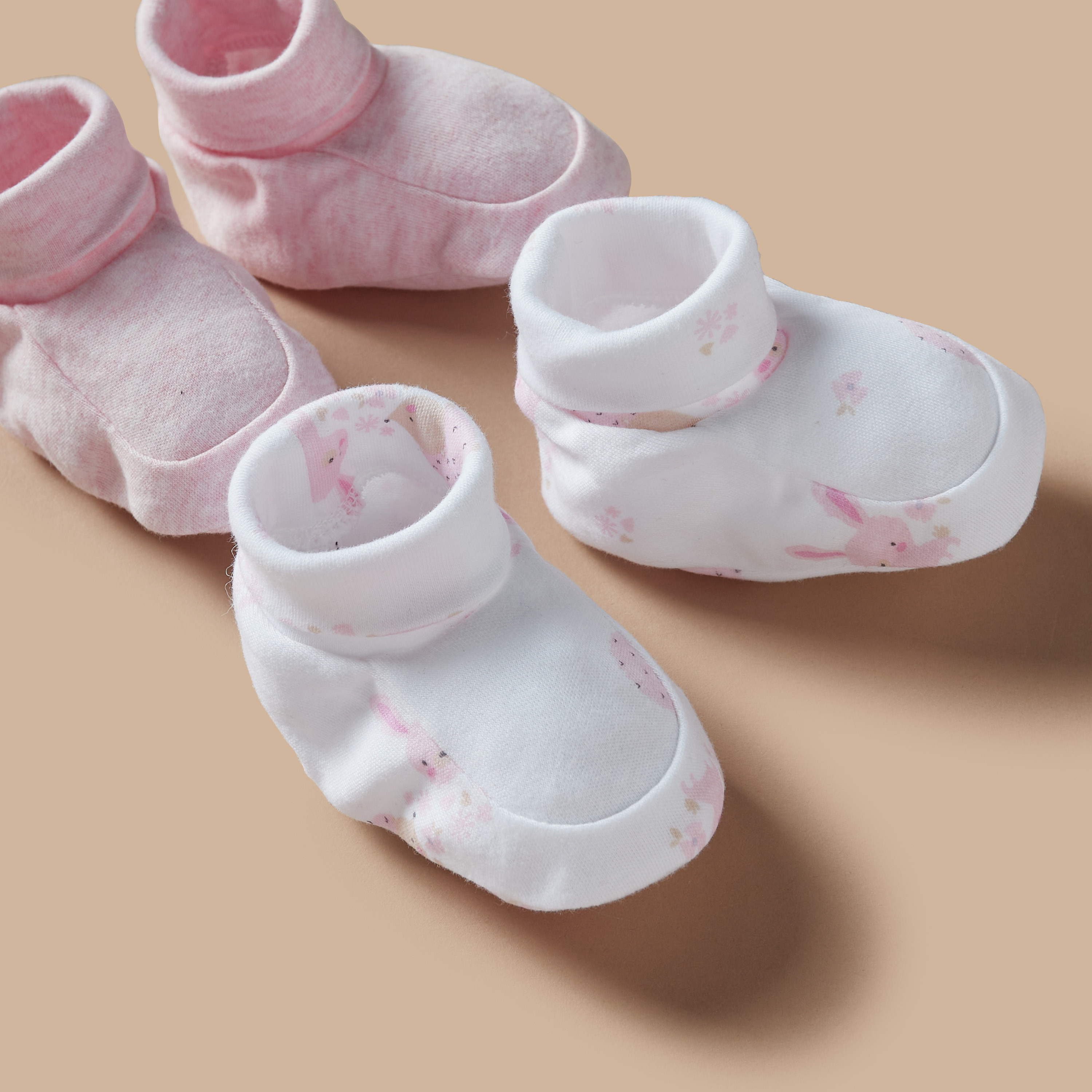 Juniors Assorted Slip-On Booties - Set of 2-baby-girls-shoes-booties-image-3