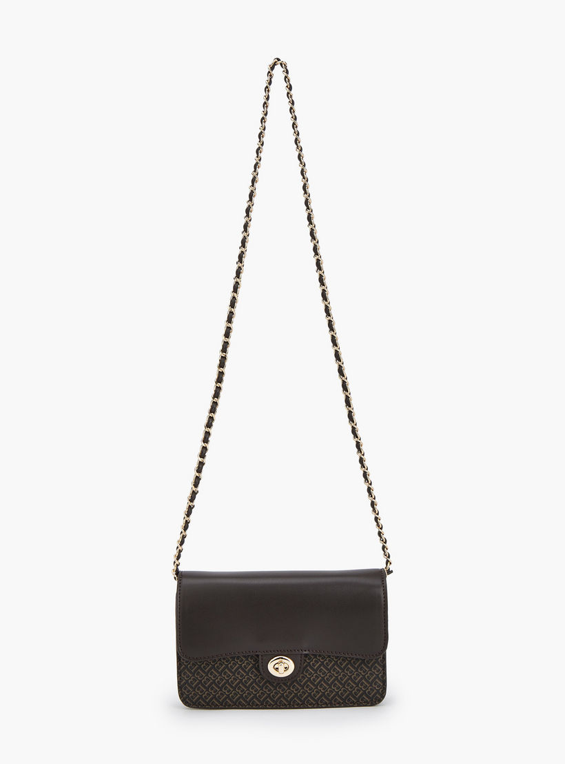 شنطة كروس بودي بطبعات مونوجرام وقفل إغلاق دوّار من فلورا بيلا-women-bagsandwallets-handbags-image-3