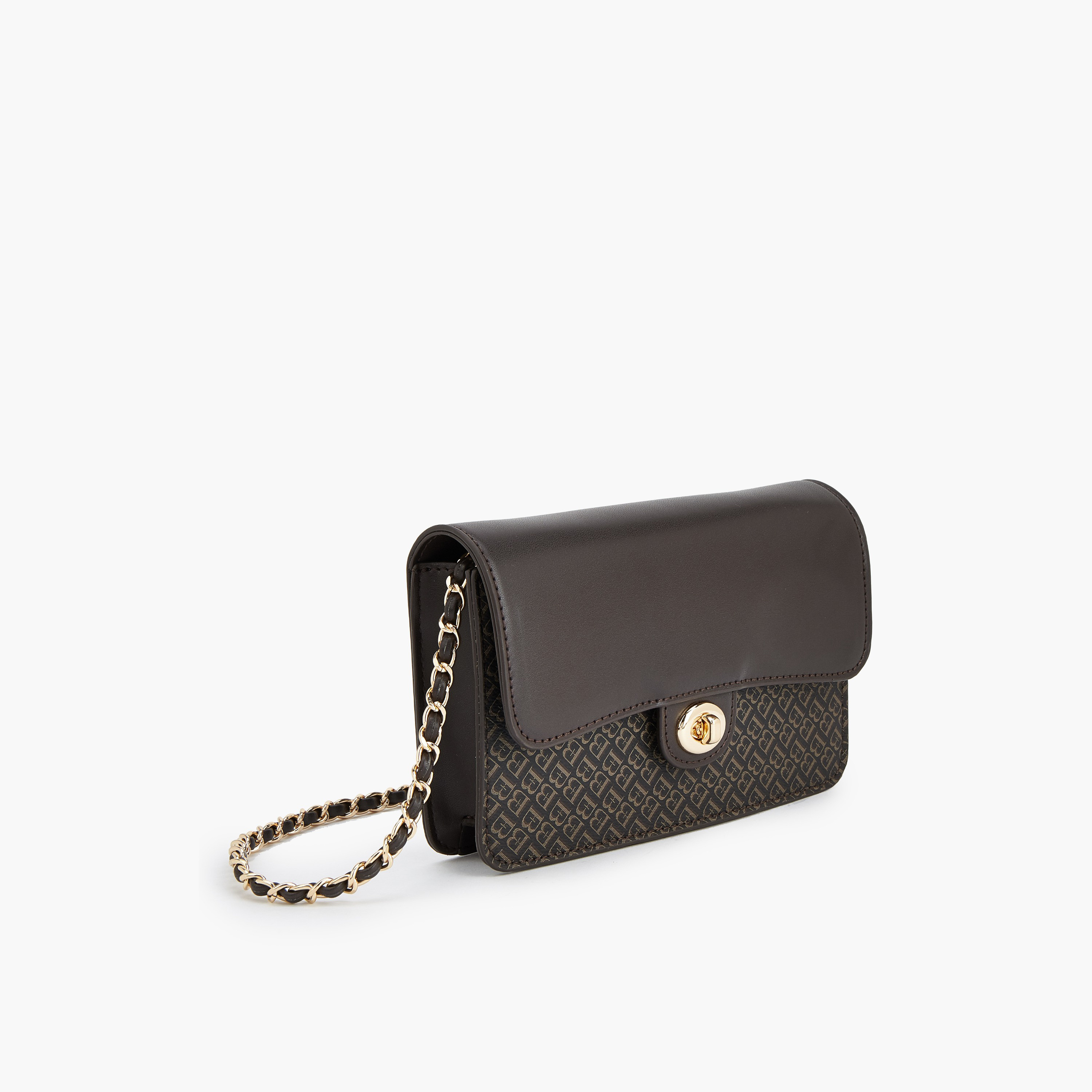شنطة كروس بودي بطبعات مونوجرام وقفل إغلاق دوّار من فلورا بيلا-women-bagsandwallets-handbags-image-4