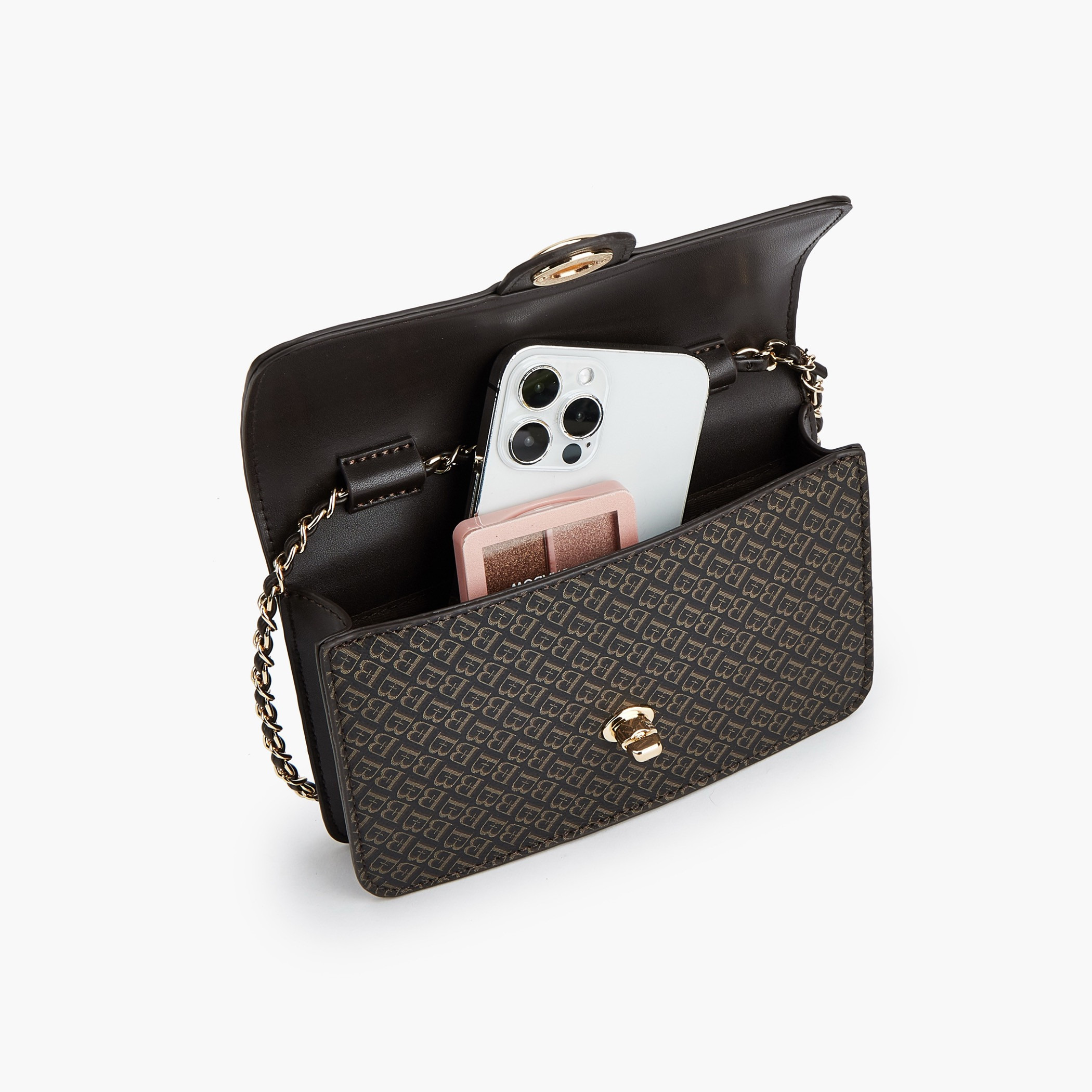 شنطة كروس بودي بطبعات مونوجرام وقفل إغلاق دوّار من فلورا بيلا-women-bagsandwallets-handbags-image-8