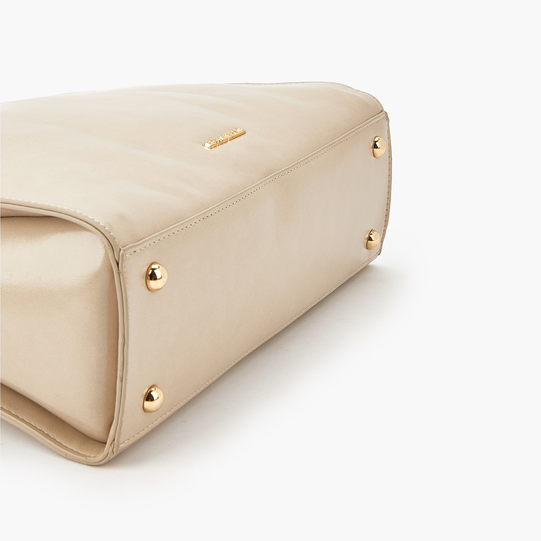 شنطة توت سادة بمقبض مزدوج وتفاصيل وشاح من فلورا بيلا-women-bagsandwallets-handbags-image-6