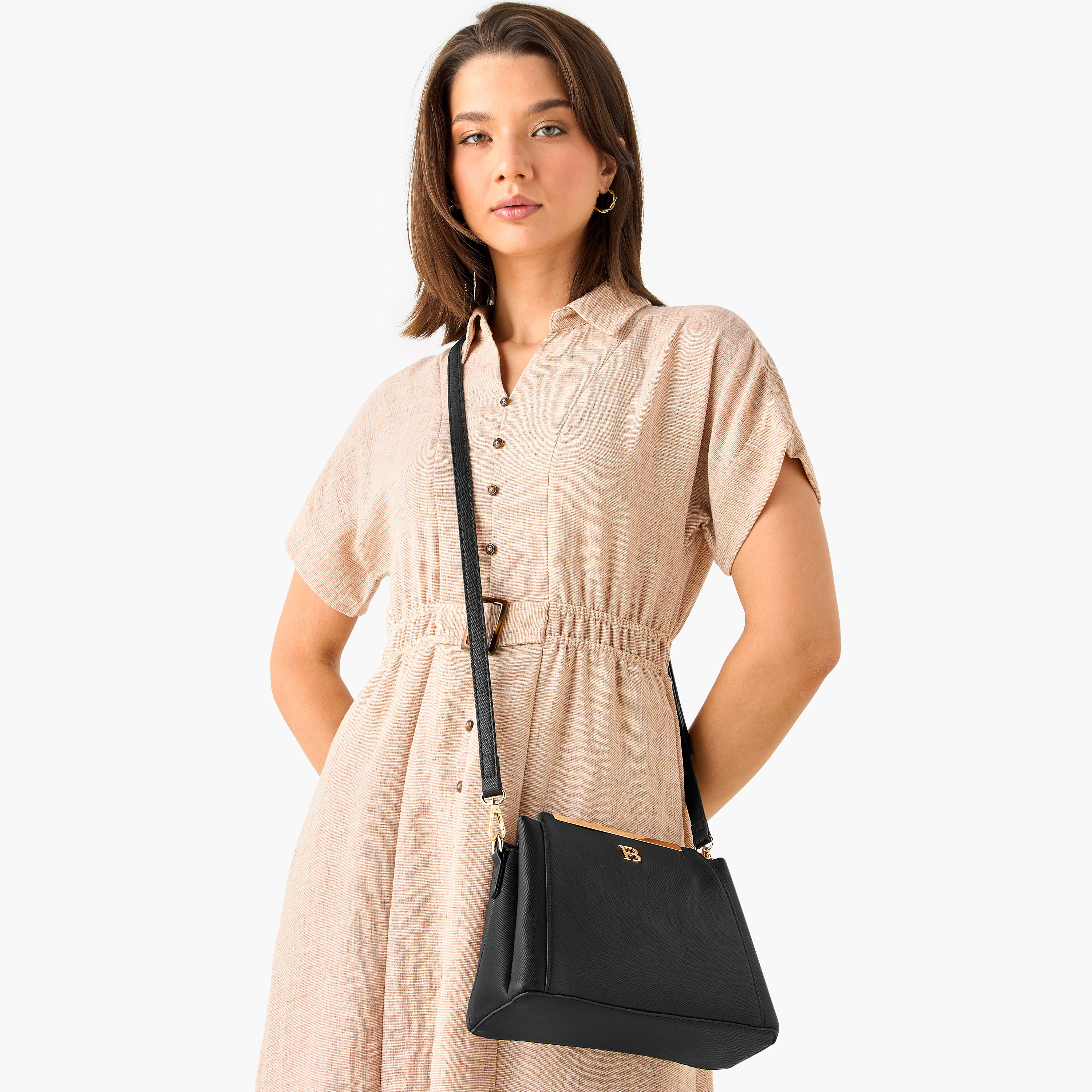Flora Bella Solid Crossbody Bag with Detachable Strap-women-bagsandwallets-handbags-image-2