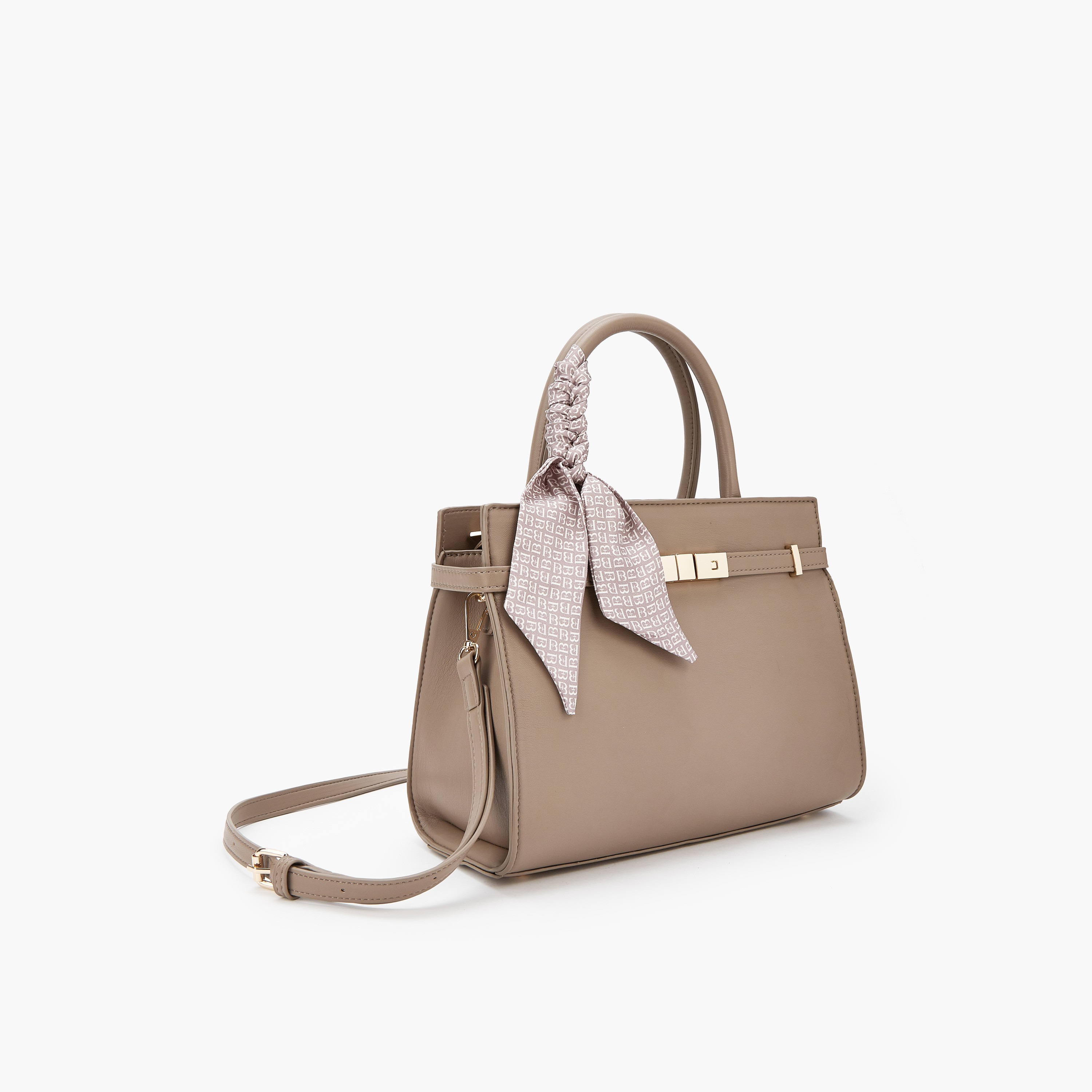 شنطة توتي بحزام قابل للفصل وزينة وشاح من فلورا بيلا-women-bagsandwallets-handbags-image-3