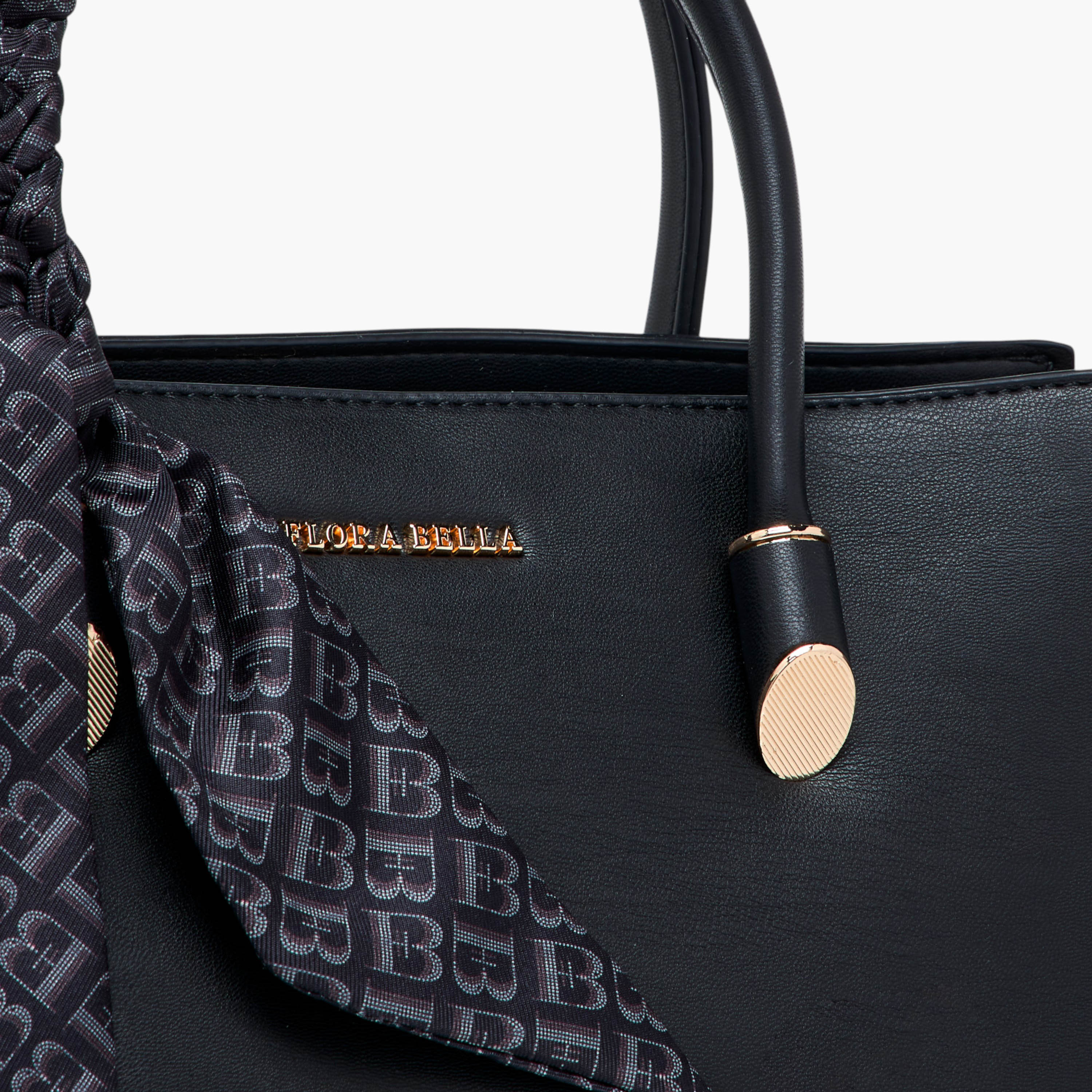 Flora Bella Scarf Accent Tote Bag with Detachable Strap and Zip Closure-women-bagsandwallets-handbags-image-6