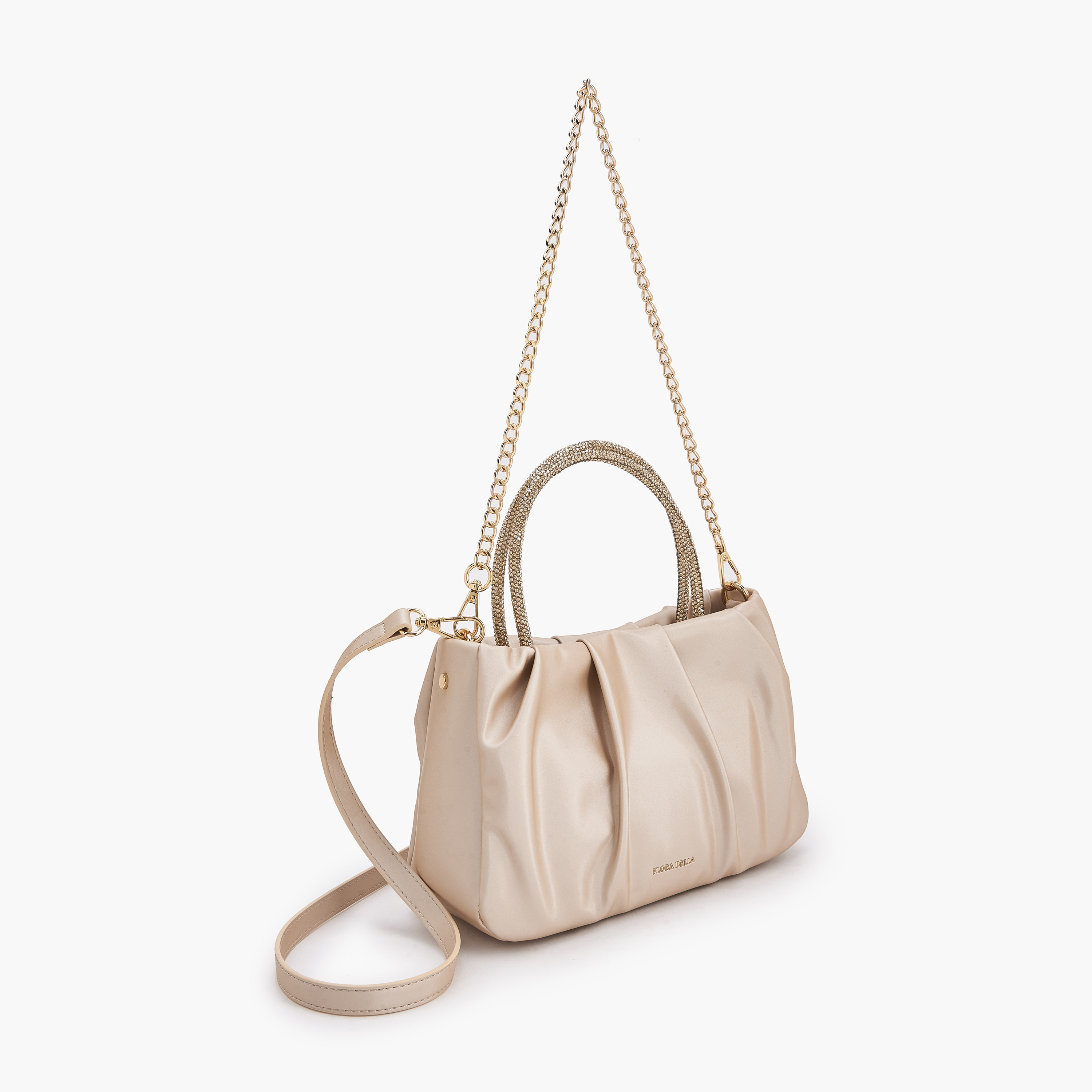 شنطة توت كشكش بمقبض مزين بالحجر من فلورا بيلا-women-bagsandwallets-handbags-image-4