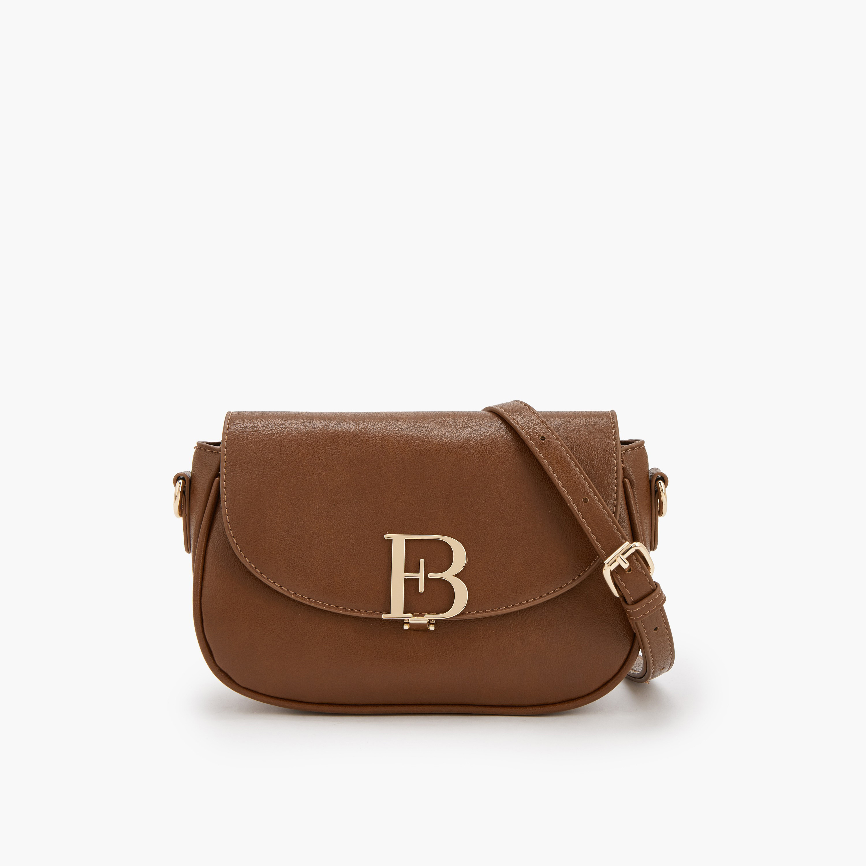 Flora Bella Solid Crossbody Bag with Zip Closure-women-bagsandwallets-handbags-image-1
