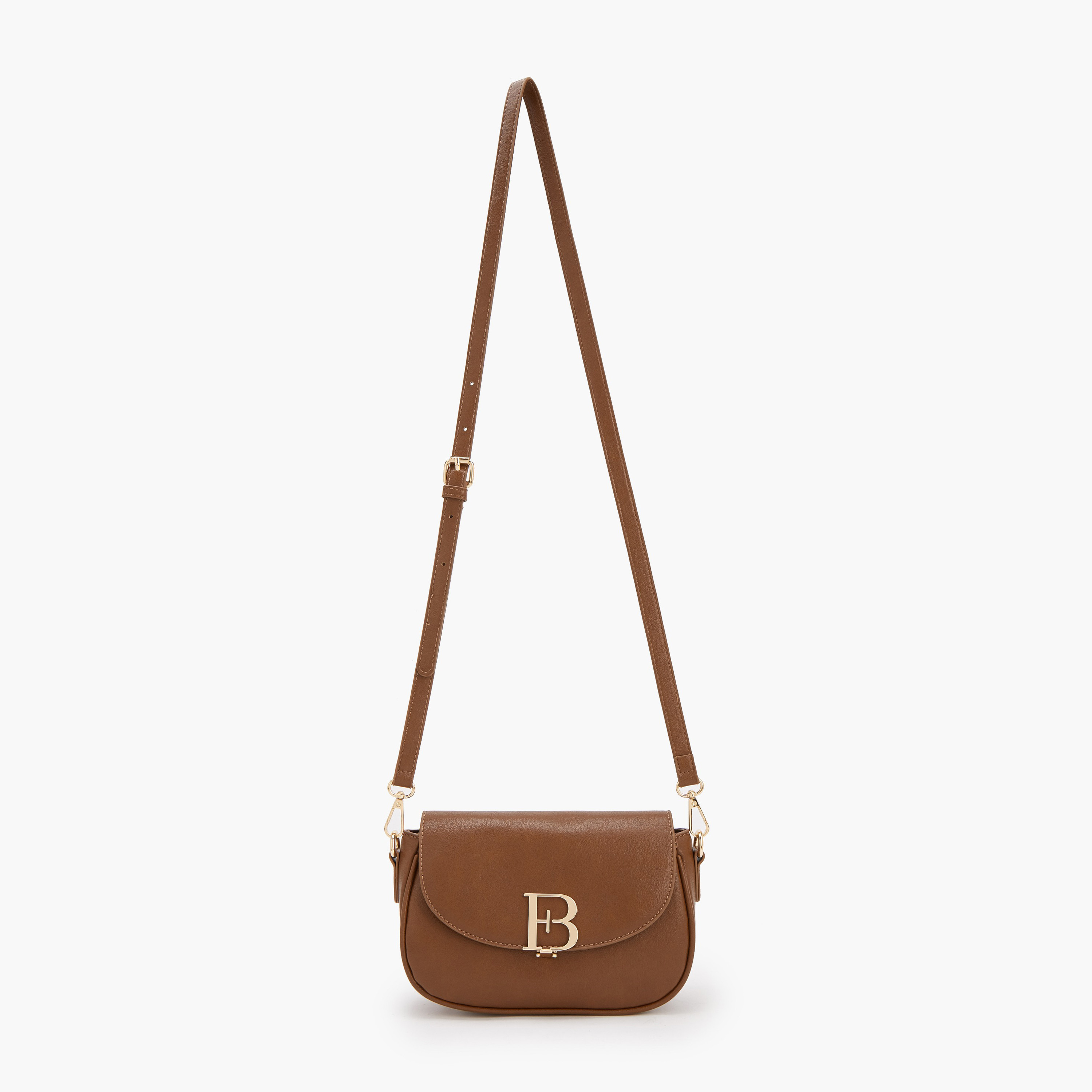 Flora Bella Solid Crossbody Bag with Zip Closure-women-bagsandwallets-handbags-image-2
