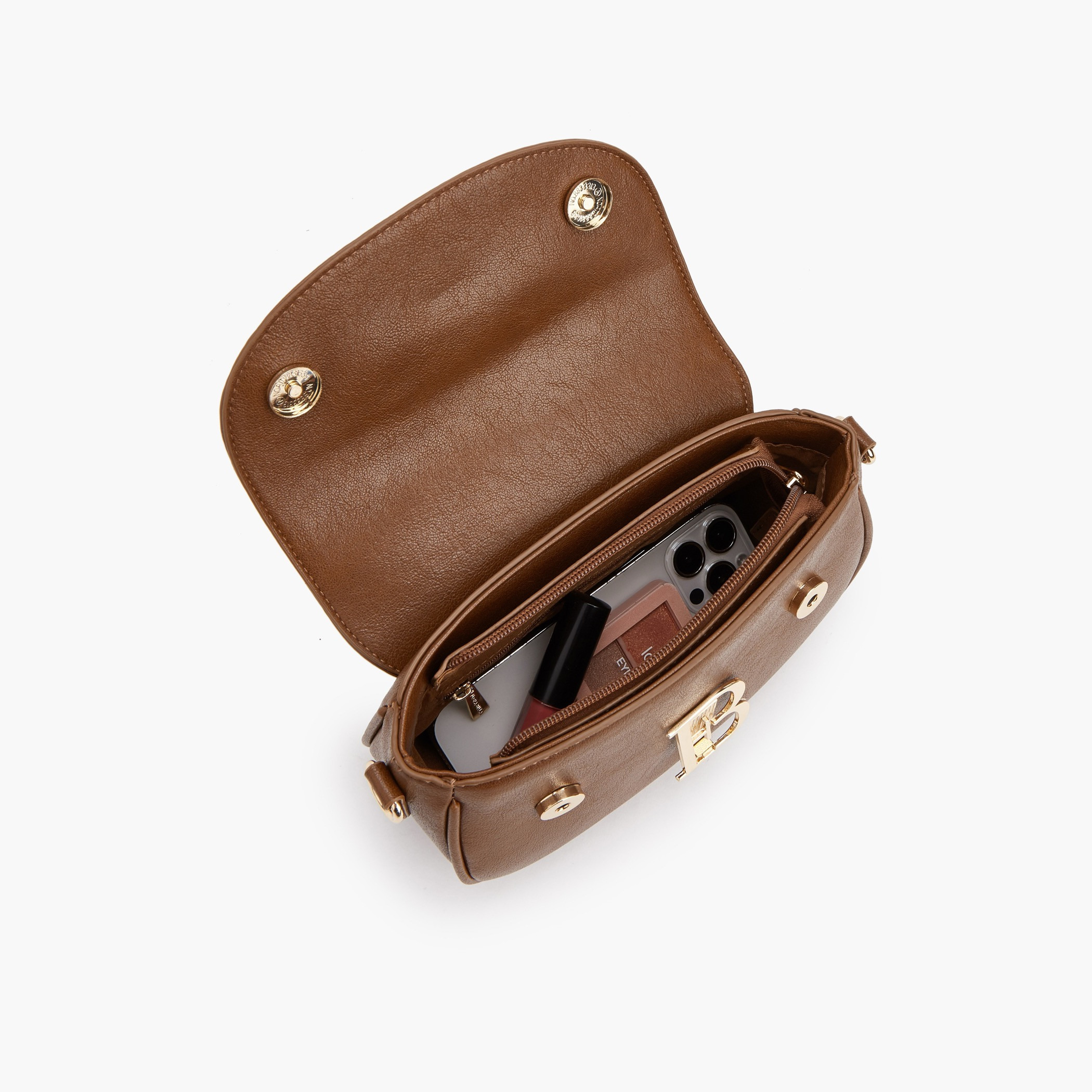 Flora Bella Solid Crossbody Bag with Zip Closure-women-bagsandwallets-handbags-image-7