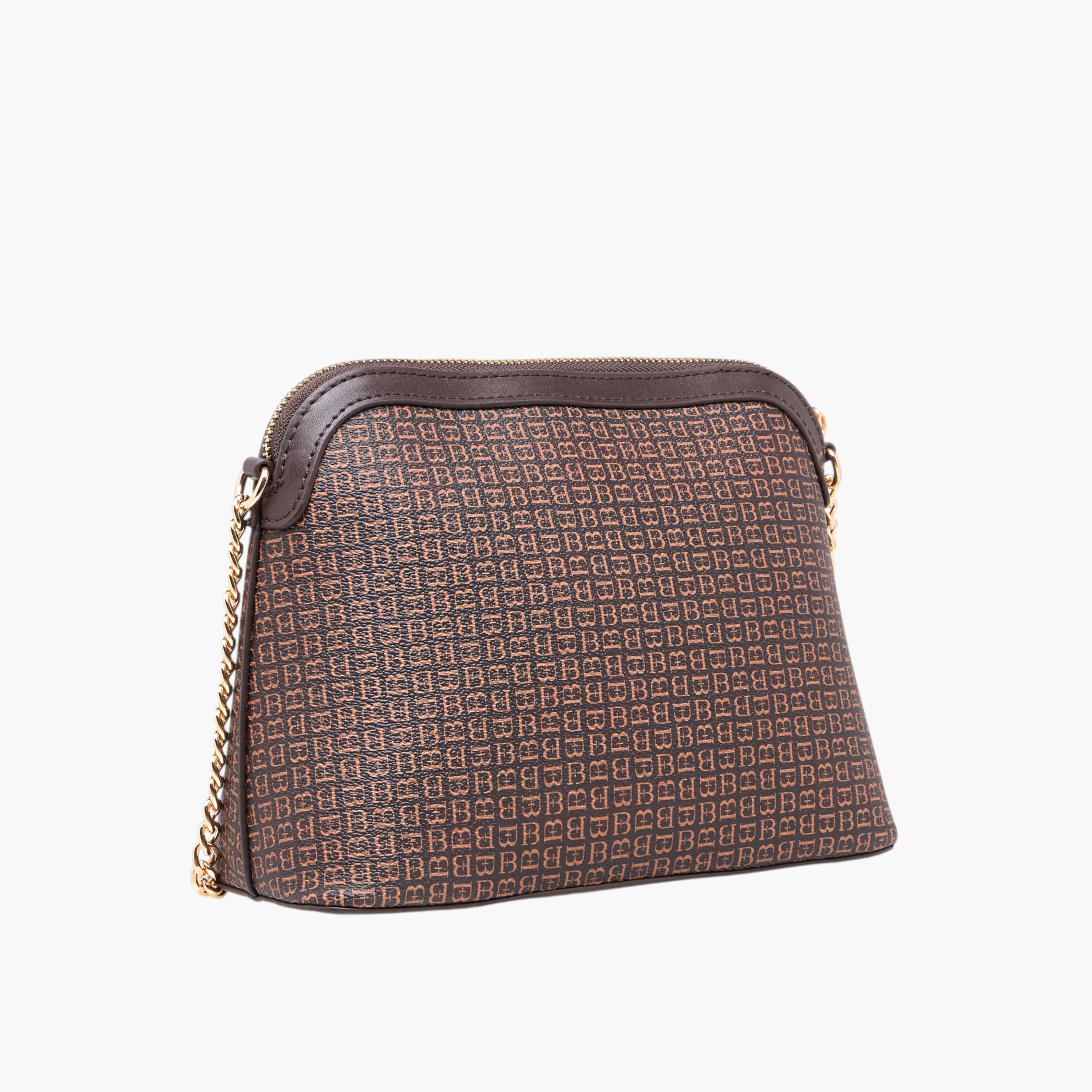 Flora Bella Monogram Print Crossbody Bag with Chain Strap-women-bagsandwallets-handbags-image-3