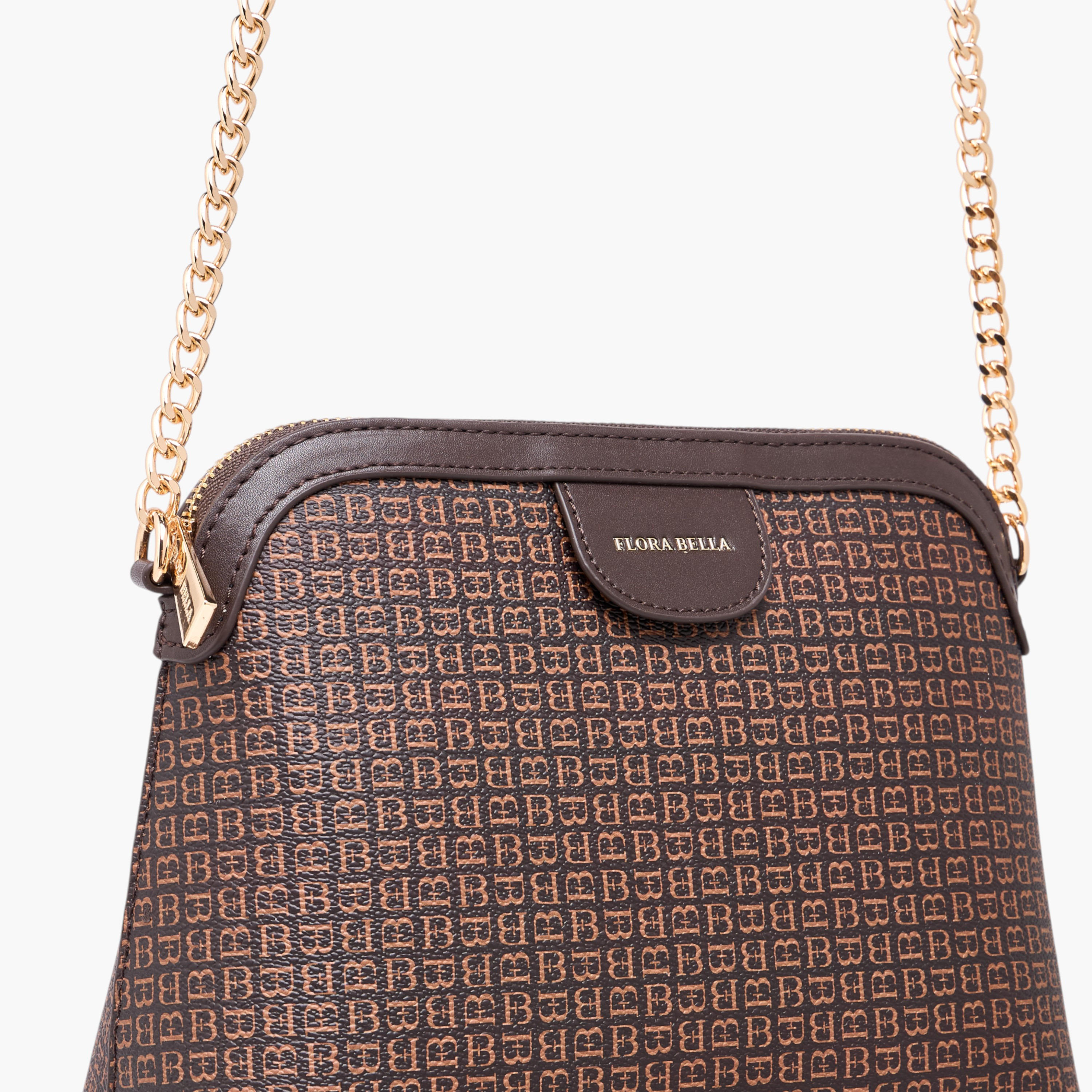 Flora Bella Monogram Print Crossbody Bag with Chain Strap-women-bagsandwallets-handbags-image-4