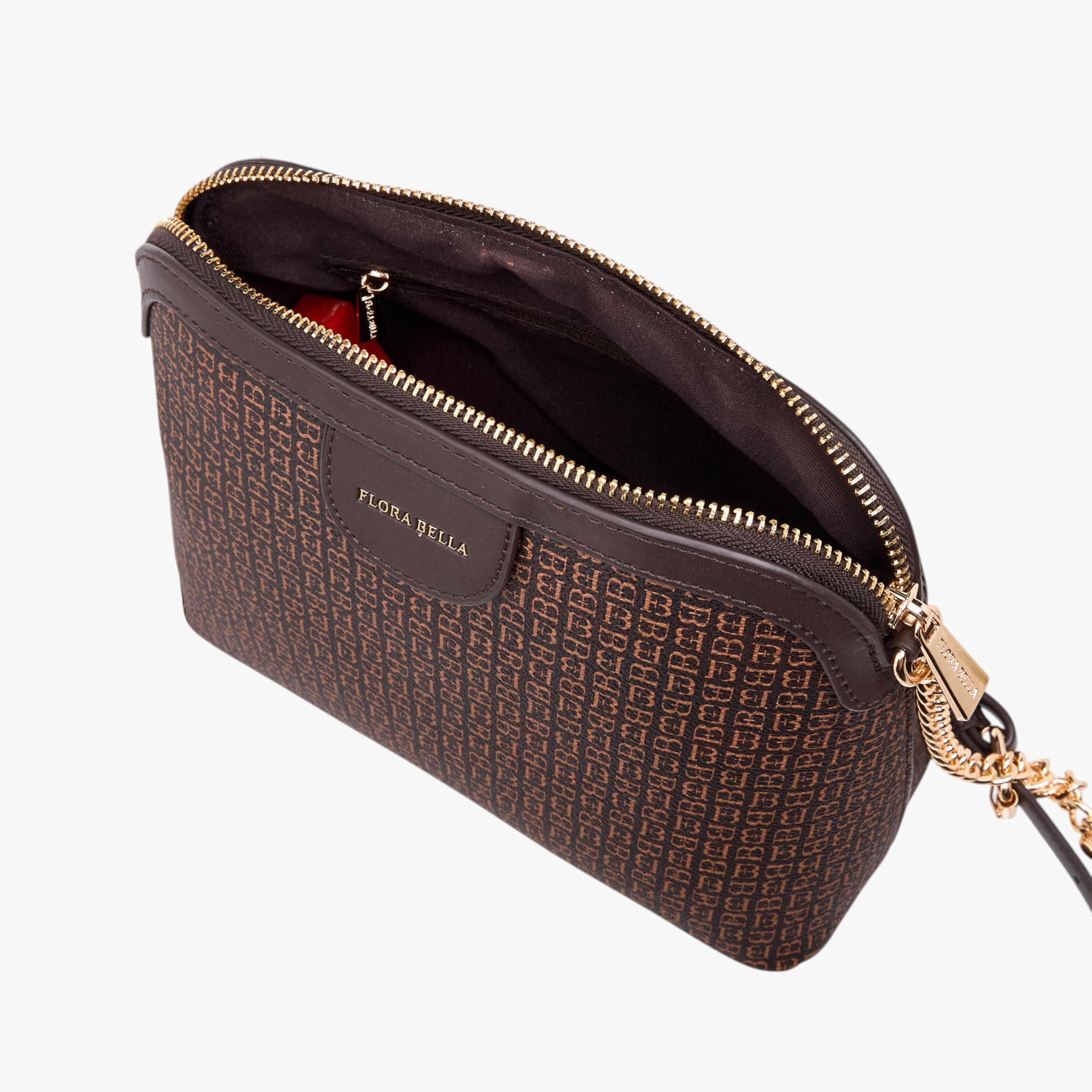 Flora Bella Monogram Print Crossbody Bag with Chain Strap-women-bagsandwallets-handbags-image-7