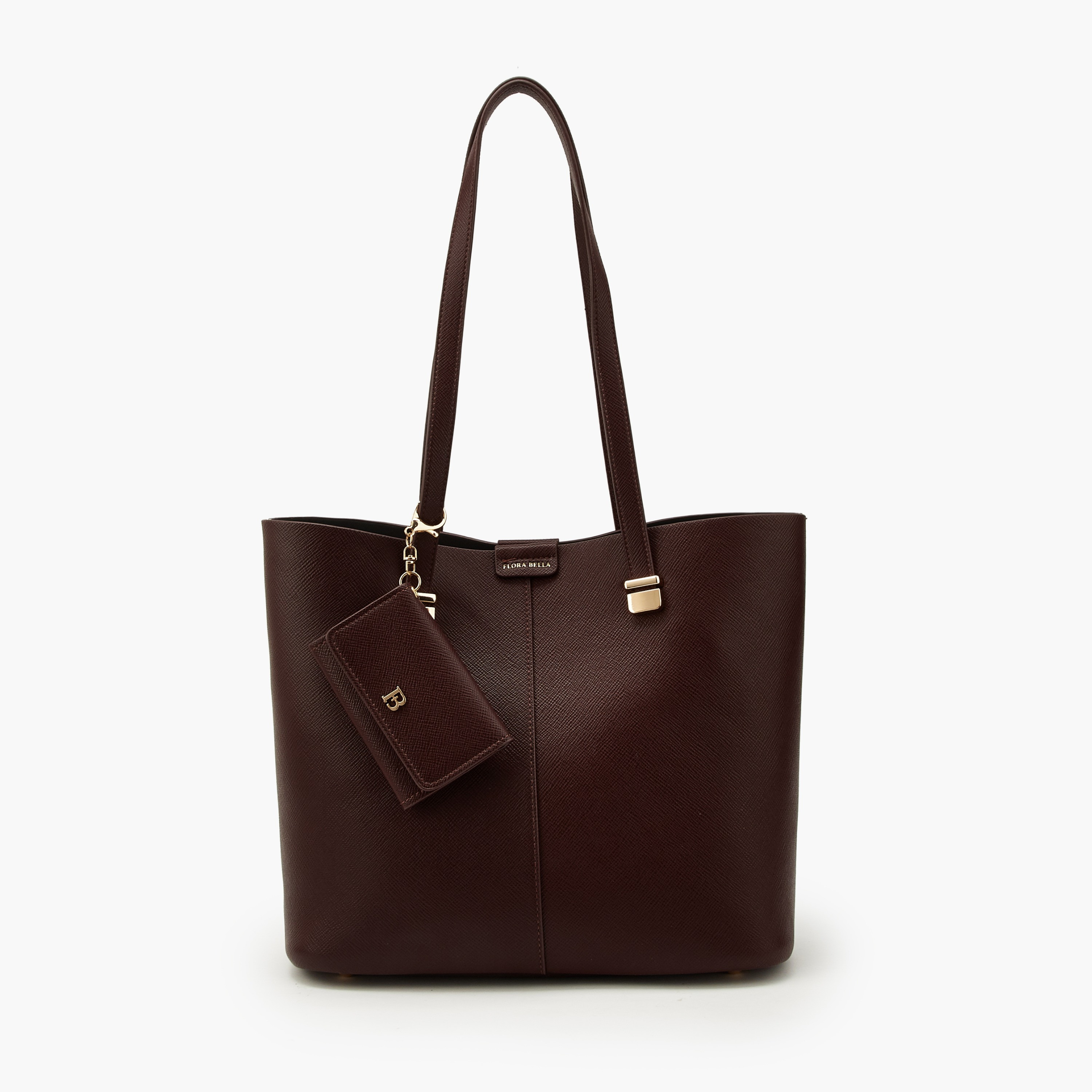 Flora Bella Textured Tote Bag with Pouch and Card Holder-women-bagsandwallets-handbags-image-6