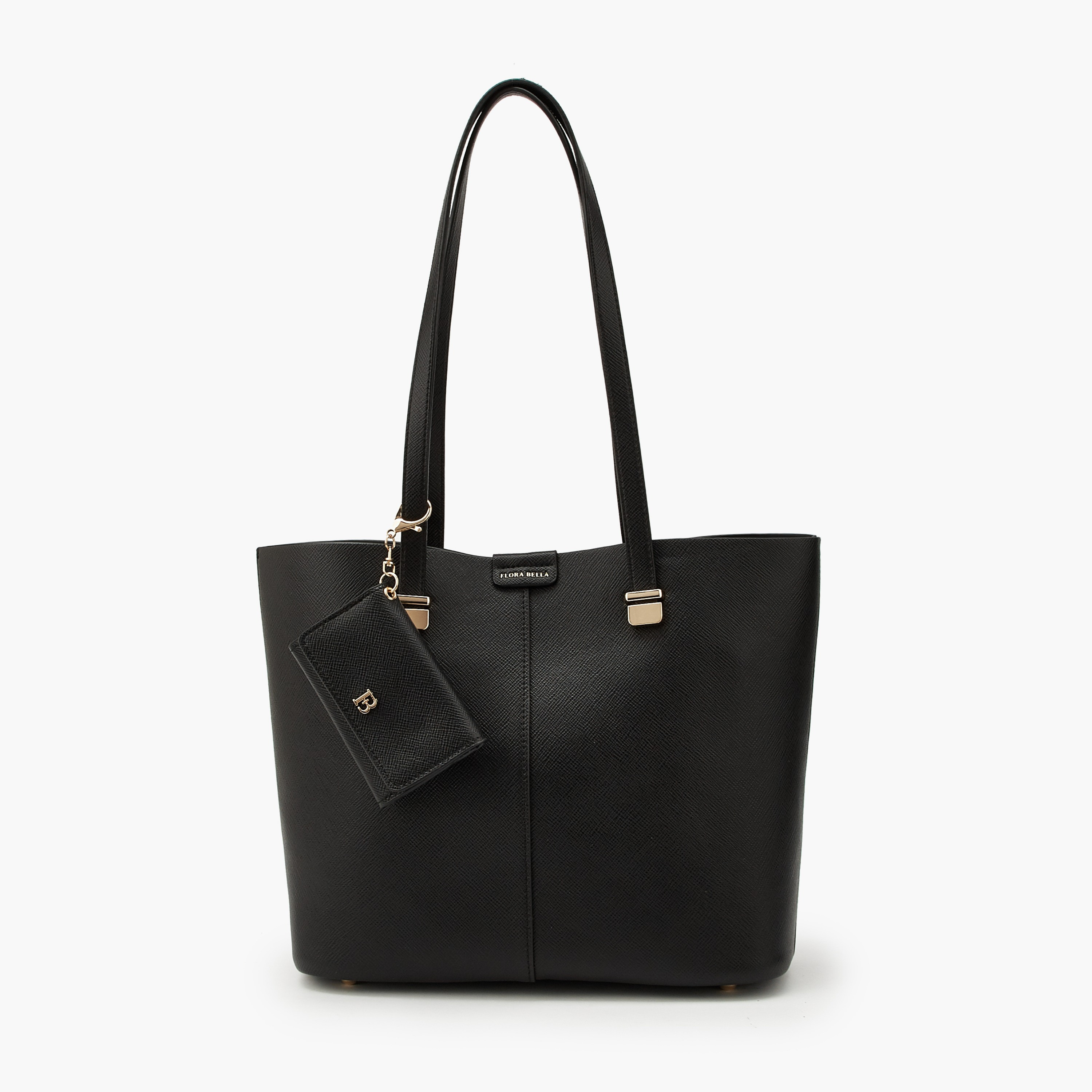 شنطة توتي بارزة الملمس مع محفظة وحامل بطاقات من فلورا بيلا-women-bagsandwallets-handbags-image-4