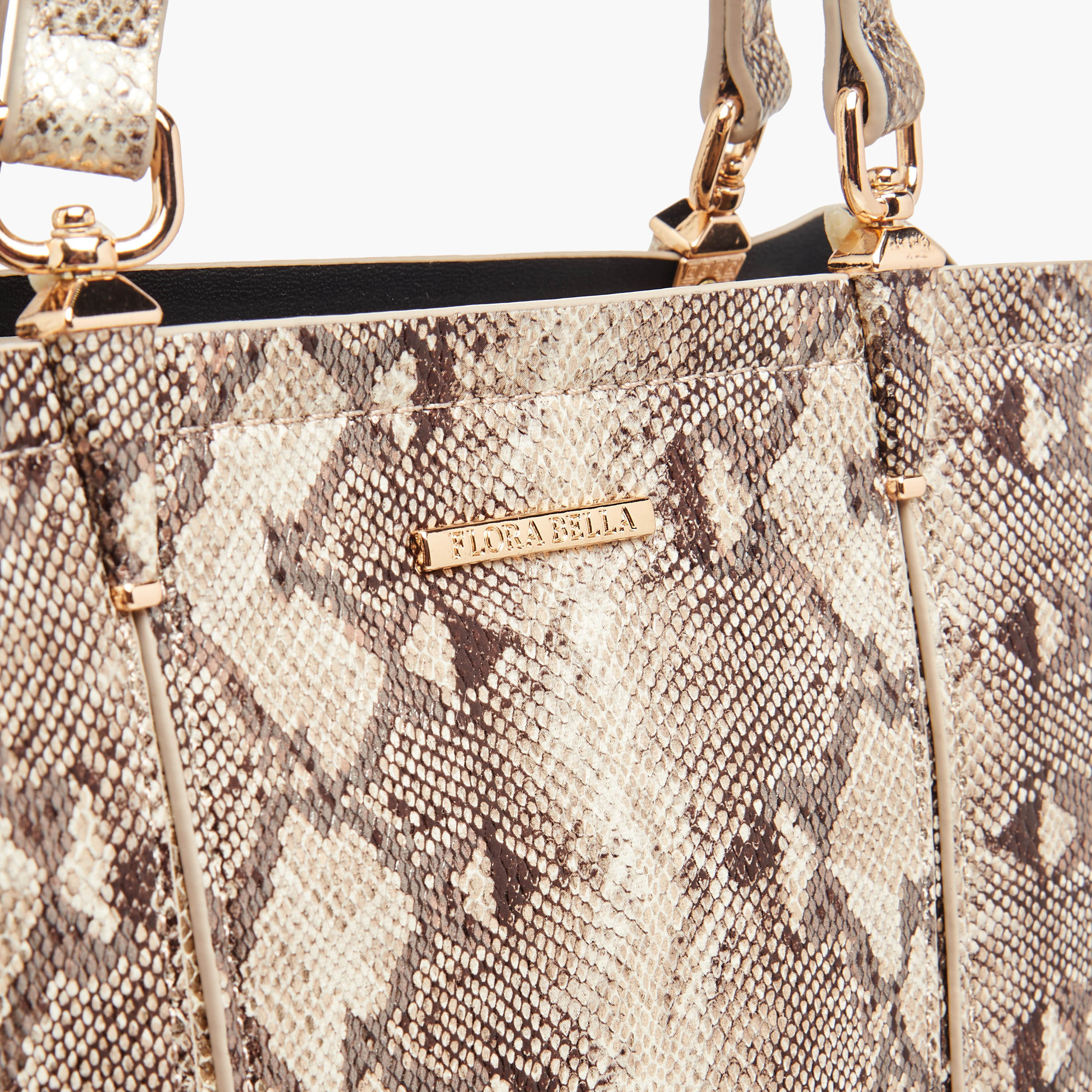 Flora Bella Animal Print Tote Bag with Zip Closure and Detachable Strap-women-bagsandwallets-handbags-image-4