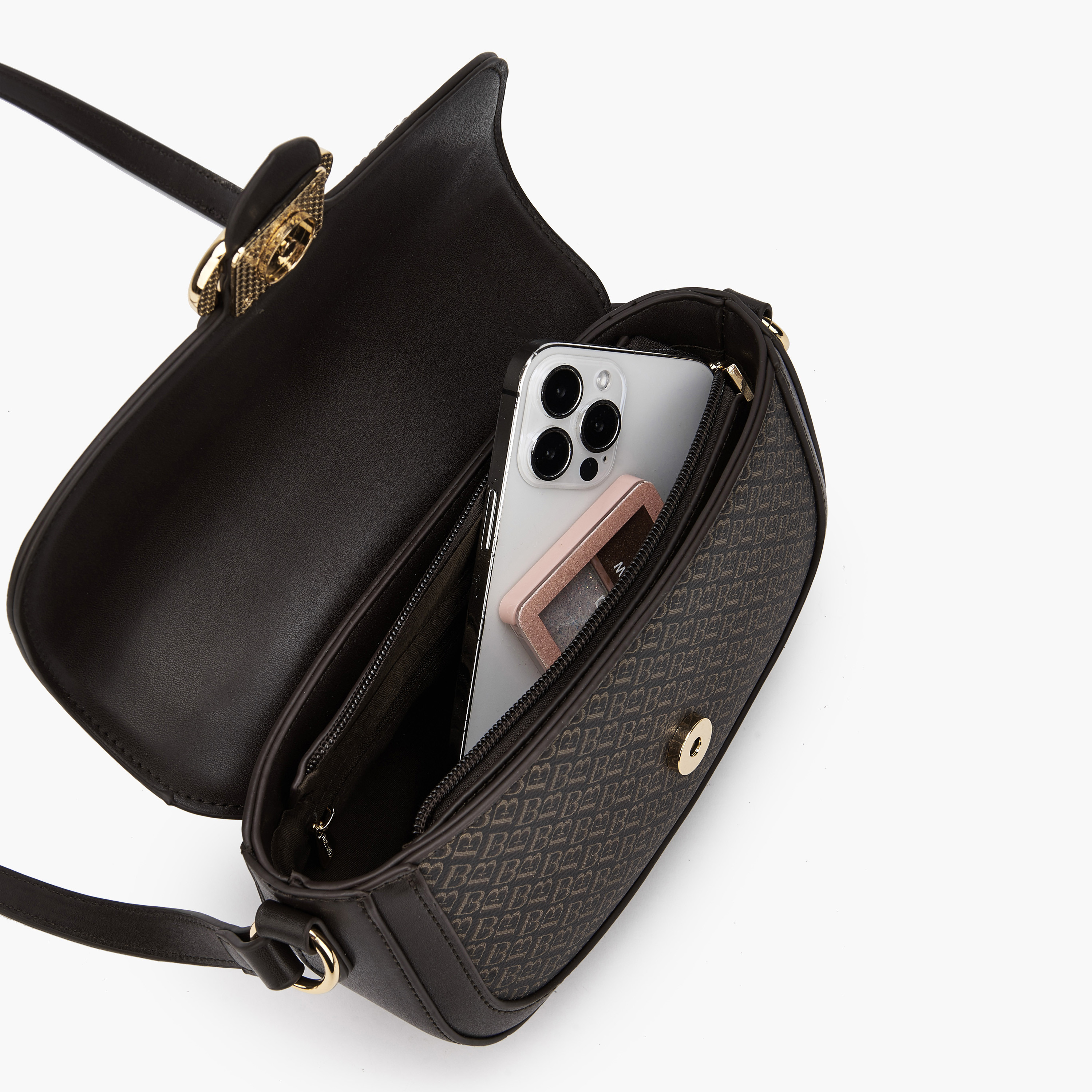 Flora Bella Monogram Print Crossbody Bag with Adjustable Strap-women-bagsandwallets-handbags-image-7