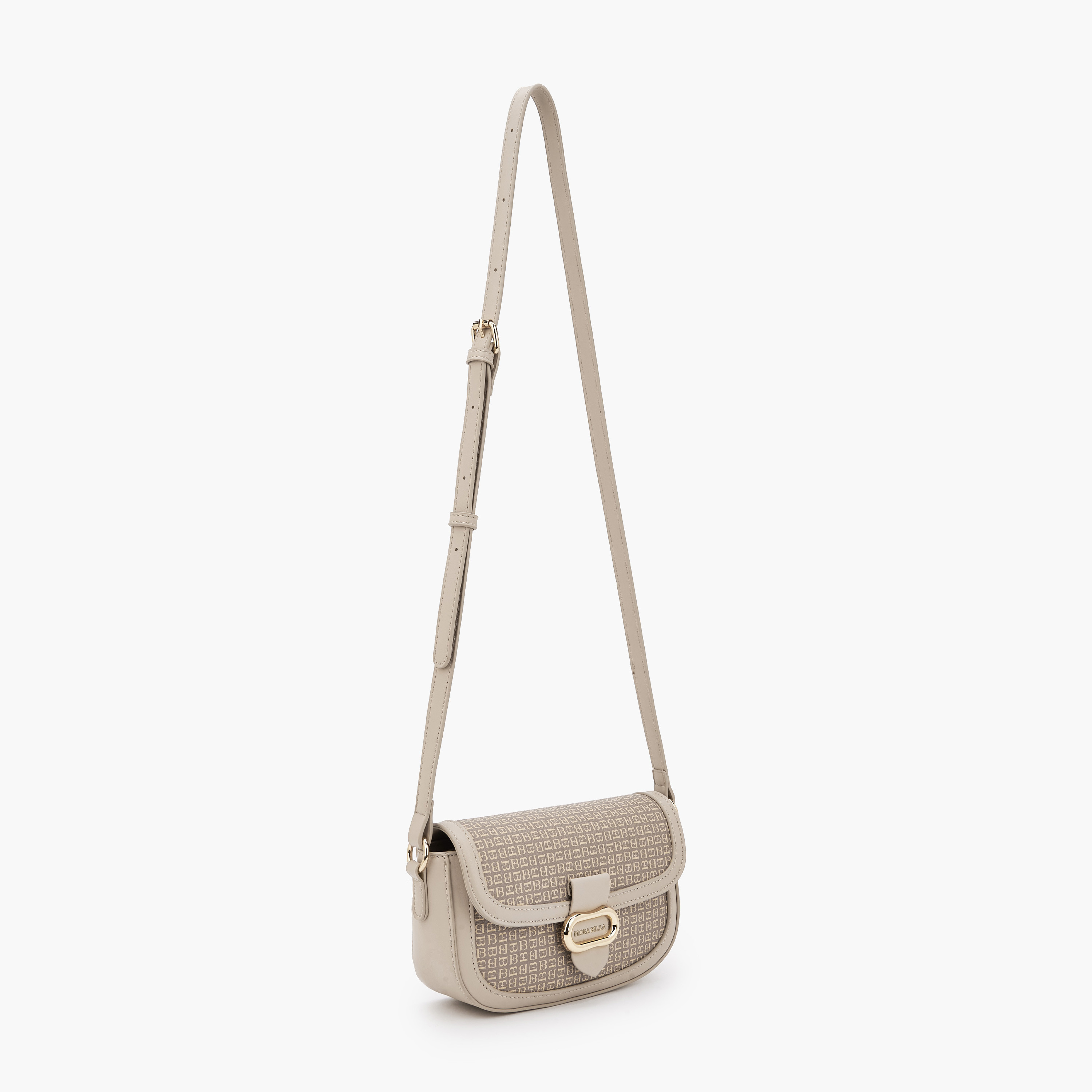 Flora Bella Monogram Print Crossbody Bag with Adjustable Strap-women-bagsandwallets-handbags-image-2