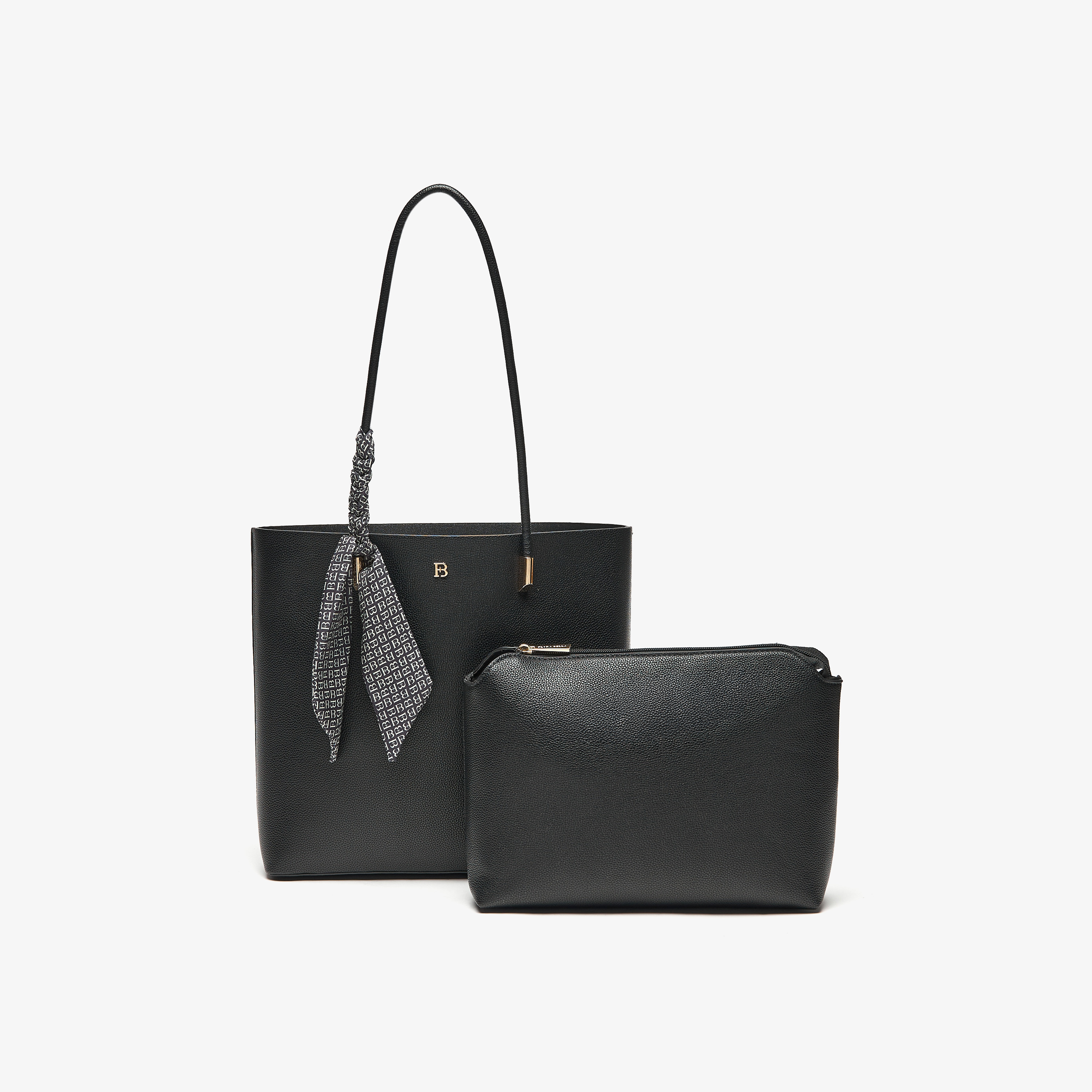 شنطة توتي بارزة الملمس مزيّنة بشريطة مع شنطة صغيرة من فلورا بيلا-women-bagsandwallets-handbags-image-1