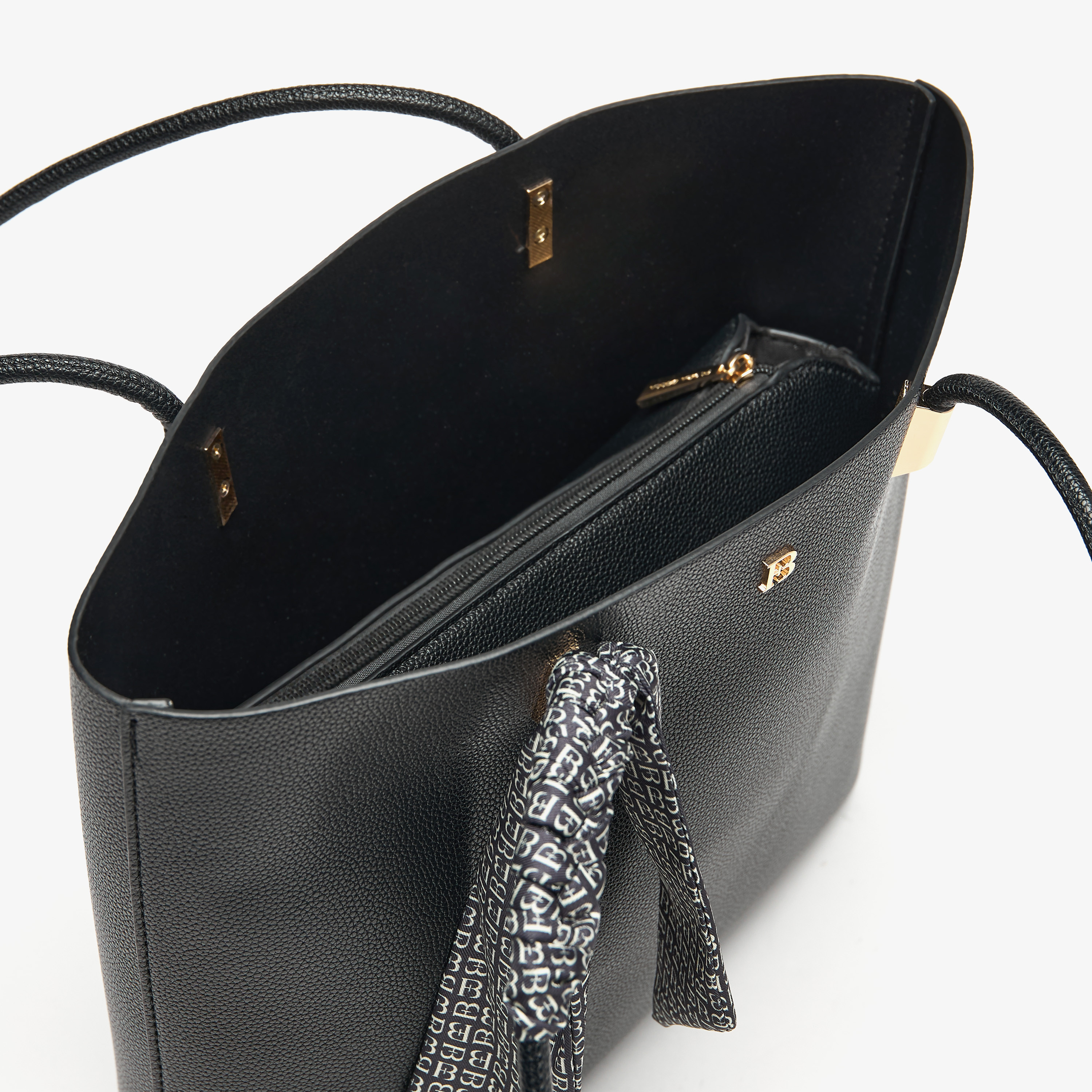 شنطة توتي بارزة الملمس مزيّنة بشريطة مع شنطة صغيرة من فلورا بيلا-women-bagsandwallets-handbags-image-5