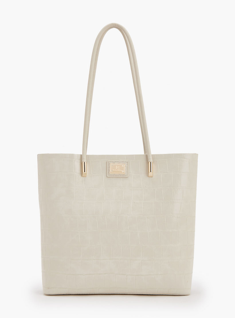 شنطة توتي بارزة الملمس مزيّنة بشريطة مع شنطة صغيرة من فلورا بيلا-women-bagsandwallets-handbags-image-2