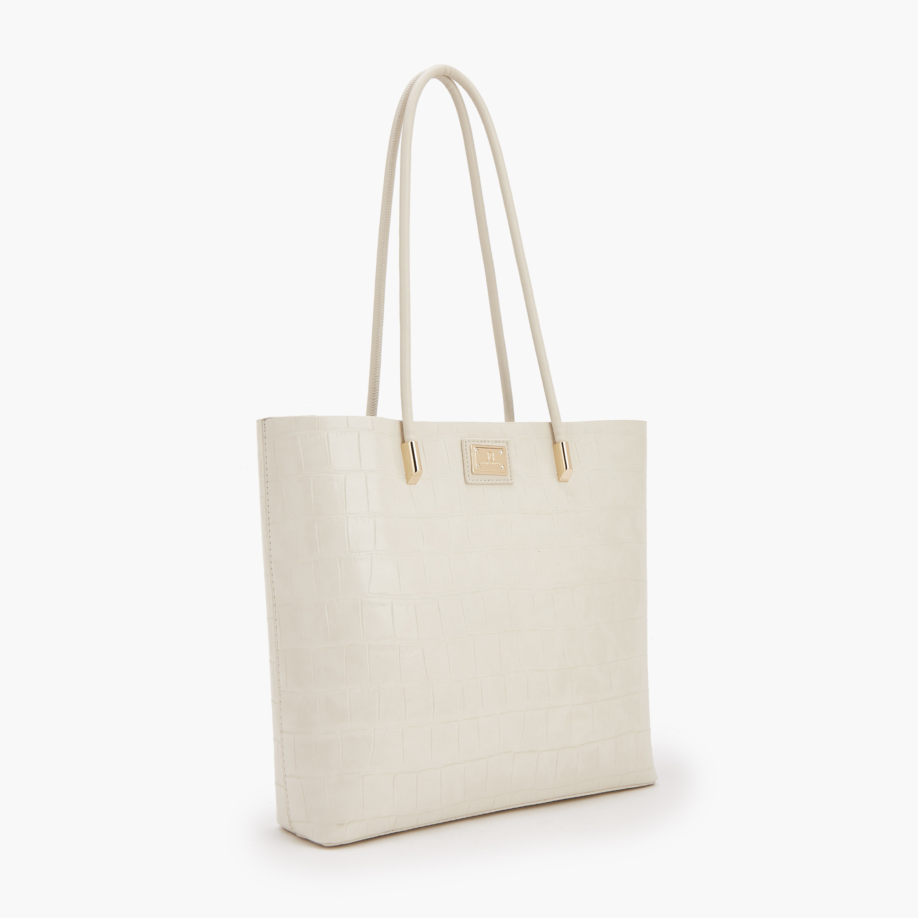 شنطة توتي بارزة الملمس مزيّنة بشريطة مع شنطة صغيرة من فلورا بيلا-women-bagsandwallets-handbags-image-4