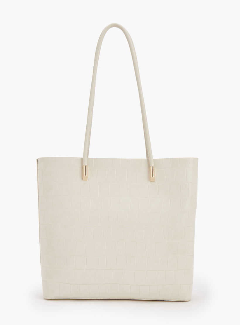 شنطة توتي بارزة الملمس مزيّنة بشريطة مع شنطة صغيرة من فلورا بيلا-women-bagsandwallets-handbags-image-6