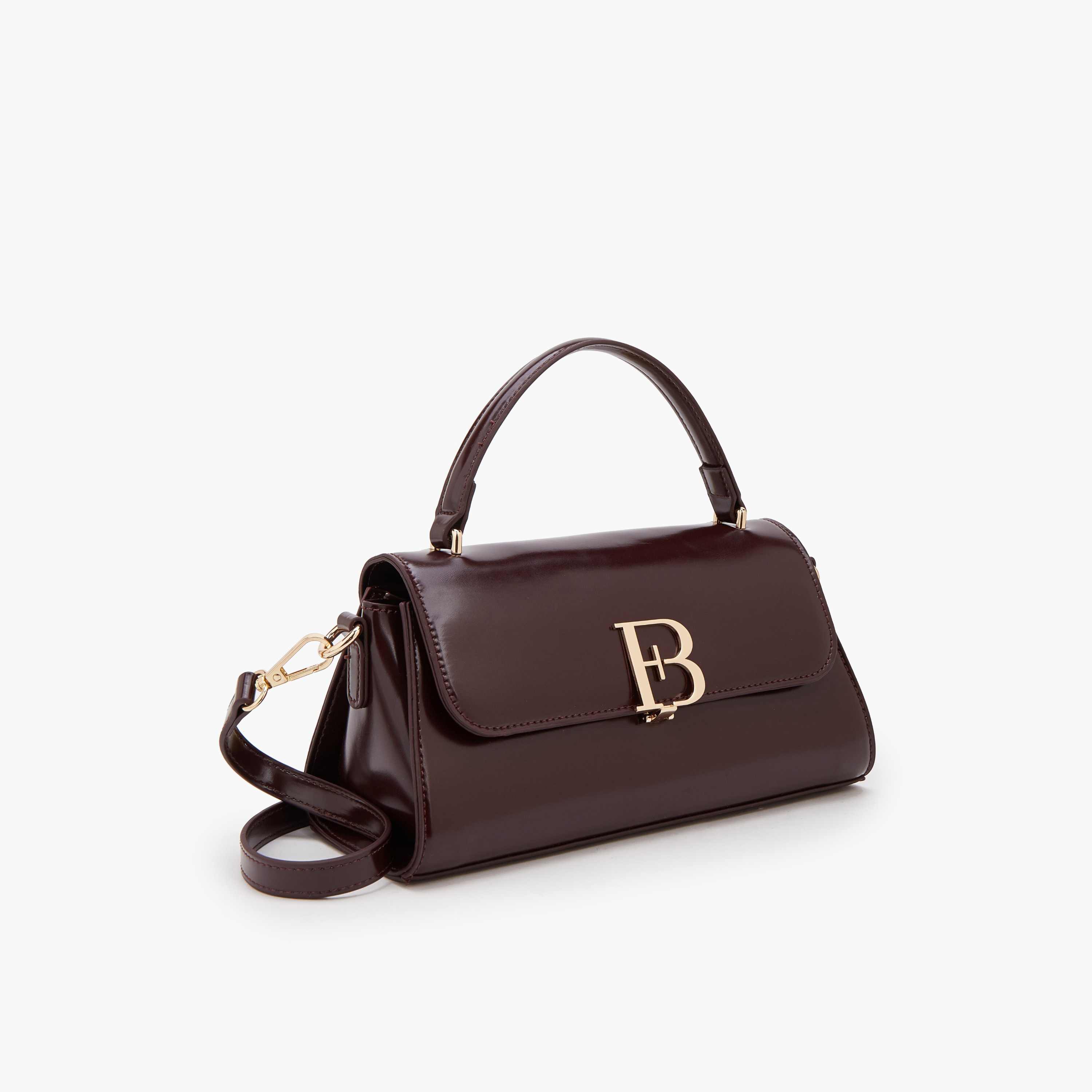 شنطة ساتشيل سادة بحزام قابل للفصل من فلورا بيلا-women-bagsandwallets-handbags-image-3