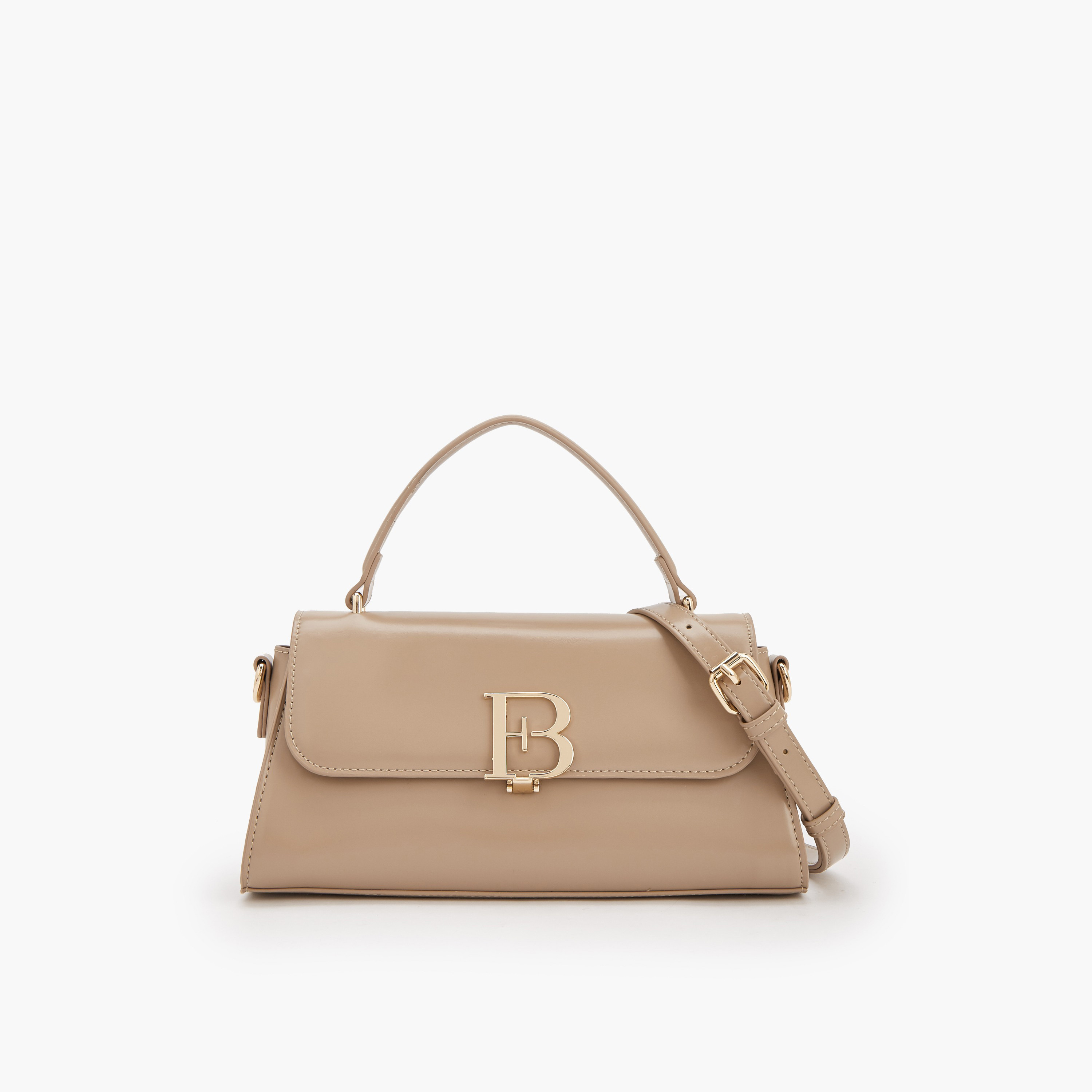 شنطة ساتشيل سادة بحزام قابل للفصل من فلورا بيلا-women-bagsandwallets-handbags-image-1