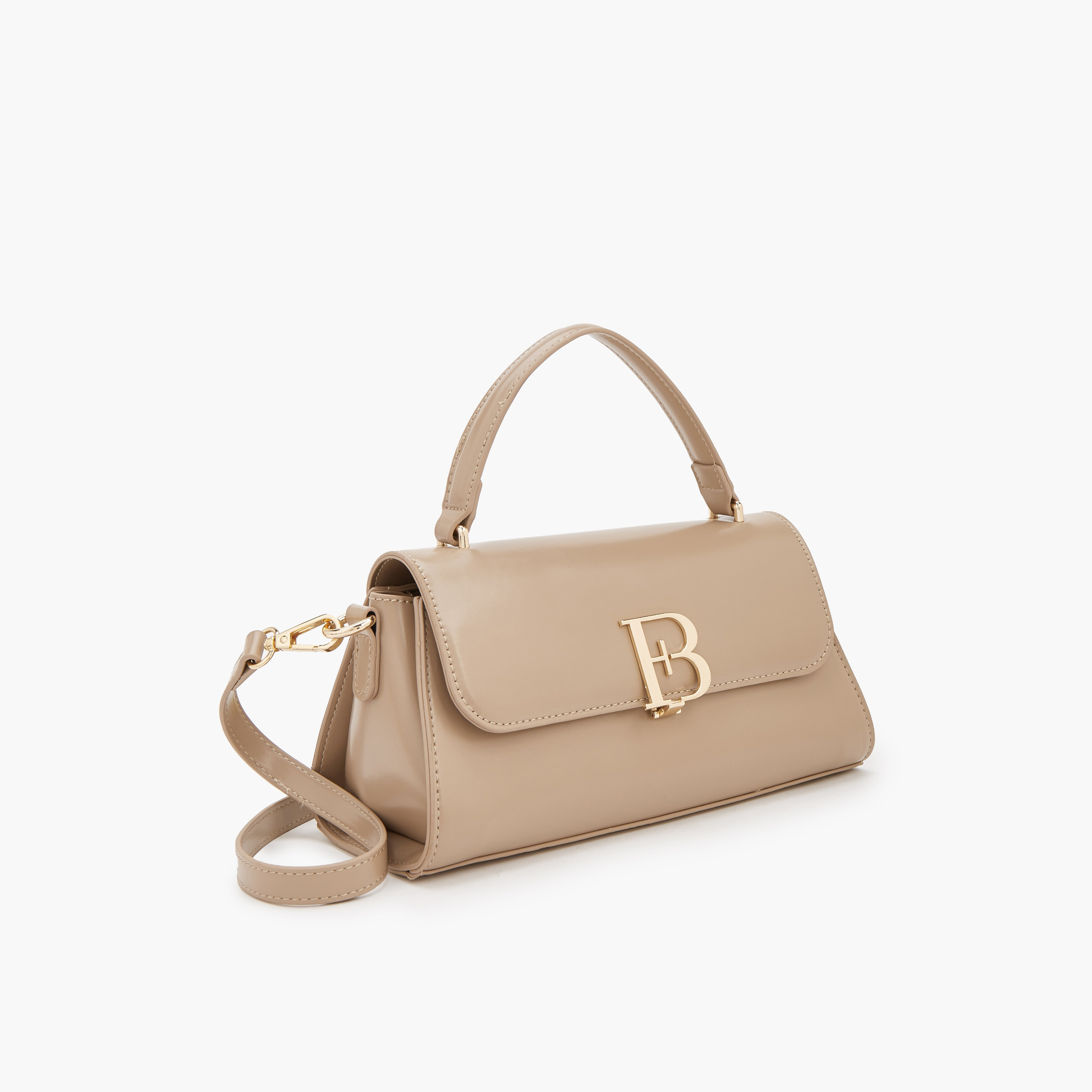 شنطة ساتشيل سادة بحزام قابل للفصل من فلورا بيلا-women-bagsandwallets-handbags-image-3